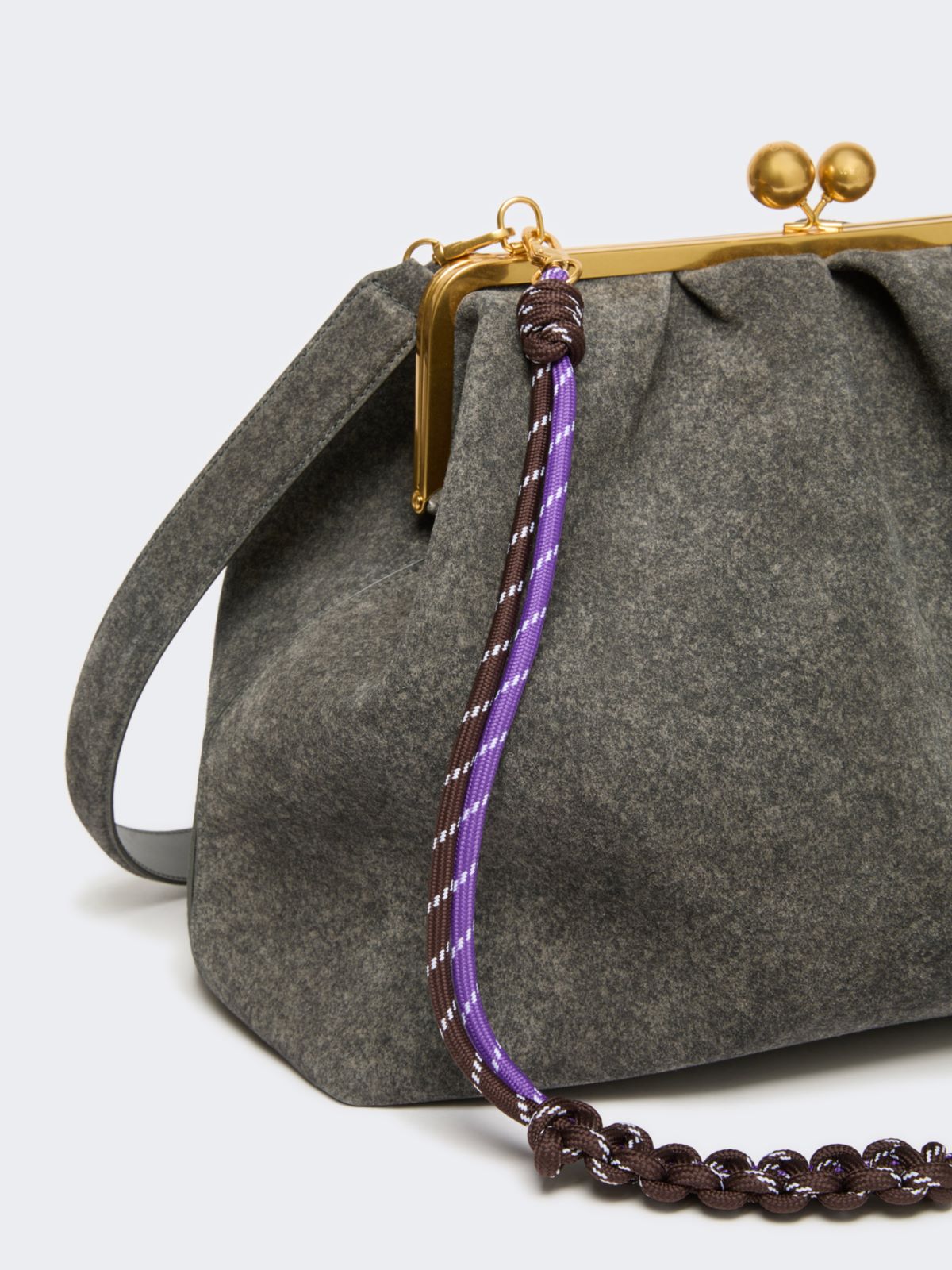 XXL textured suede Pasticcino Bag - Weekend Max Mara - 4