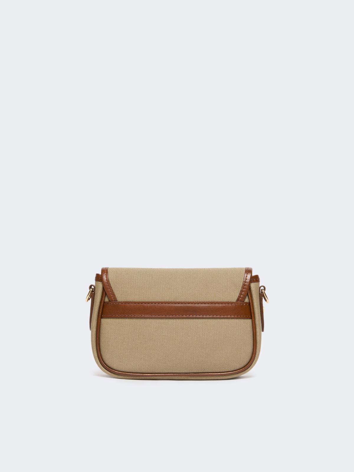 Borsa a tracolla micro in canvas e pelle - Weekend Max Mara - 3