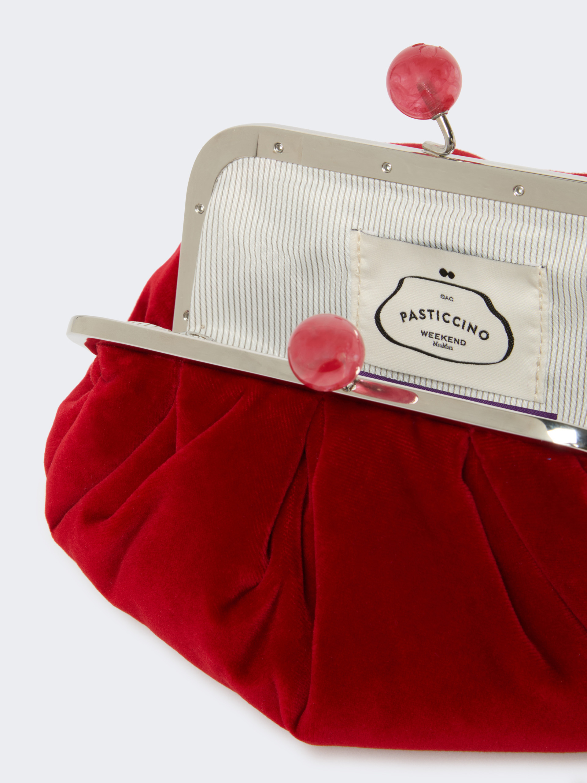 Small cotton velvet Pasticcino Bag - Weekend Max Mara - 6