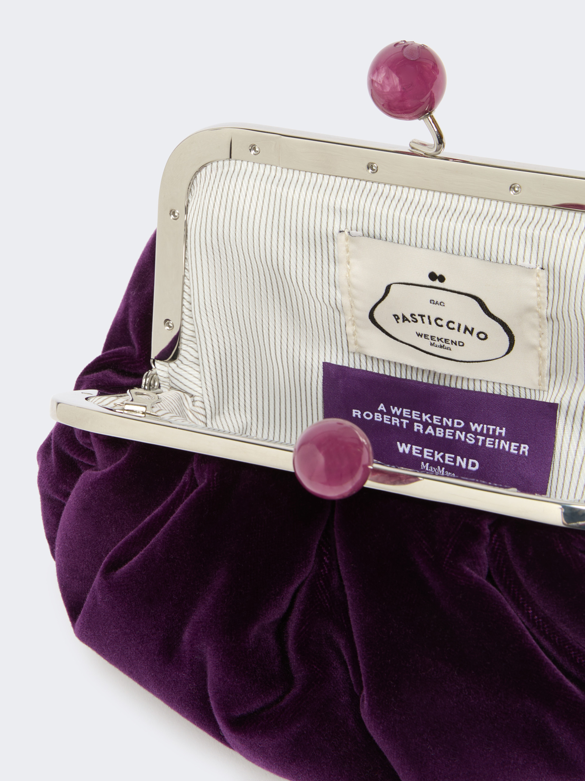 Small cotton velvet Pasticcino Bag - Weekend Max Mara - 6