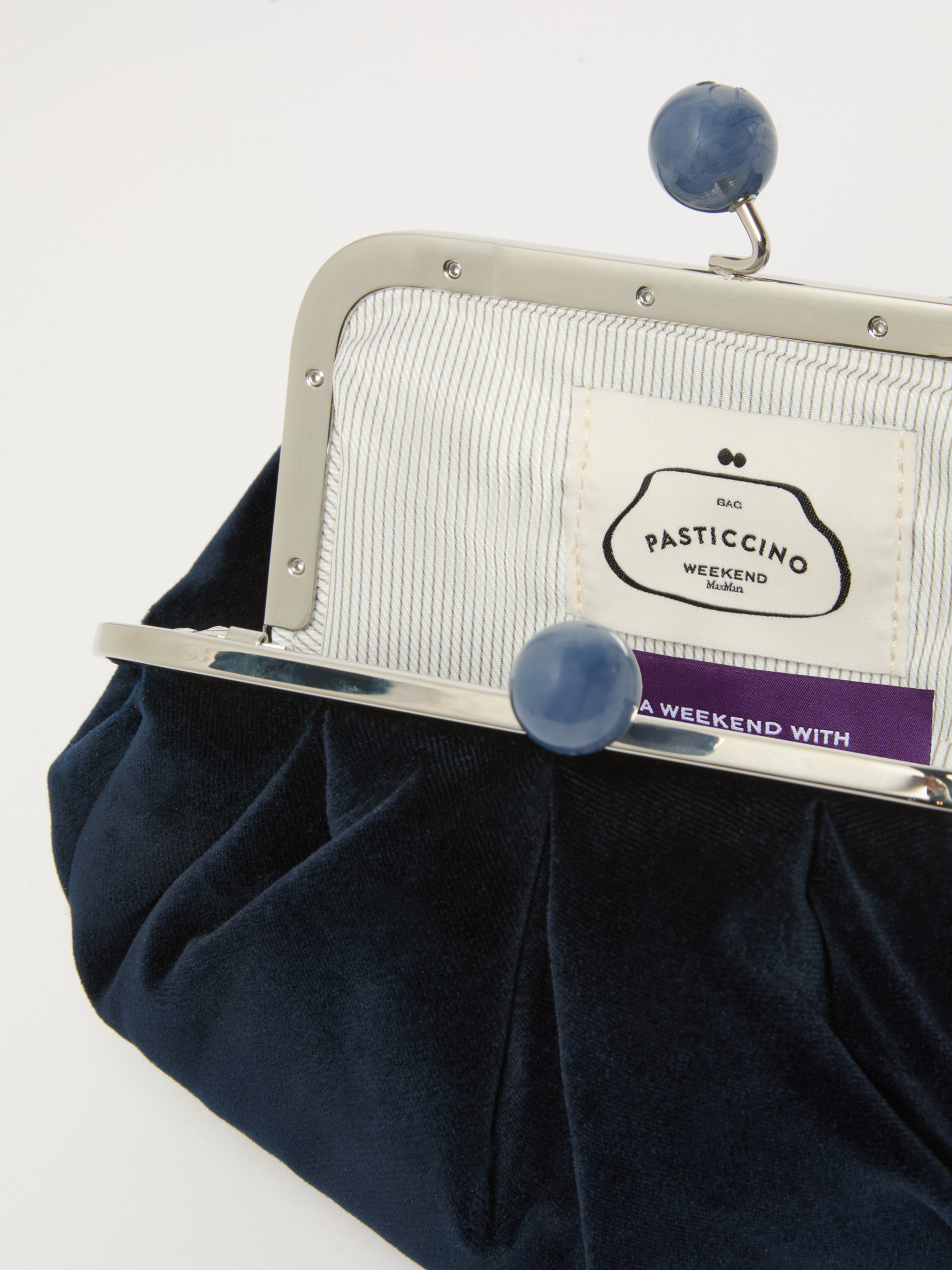 Small cotton velvet Pasticcino Bag - Weekend Max Mara - 6