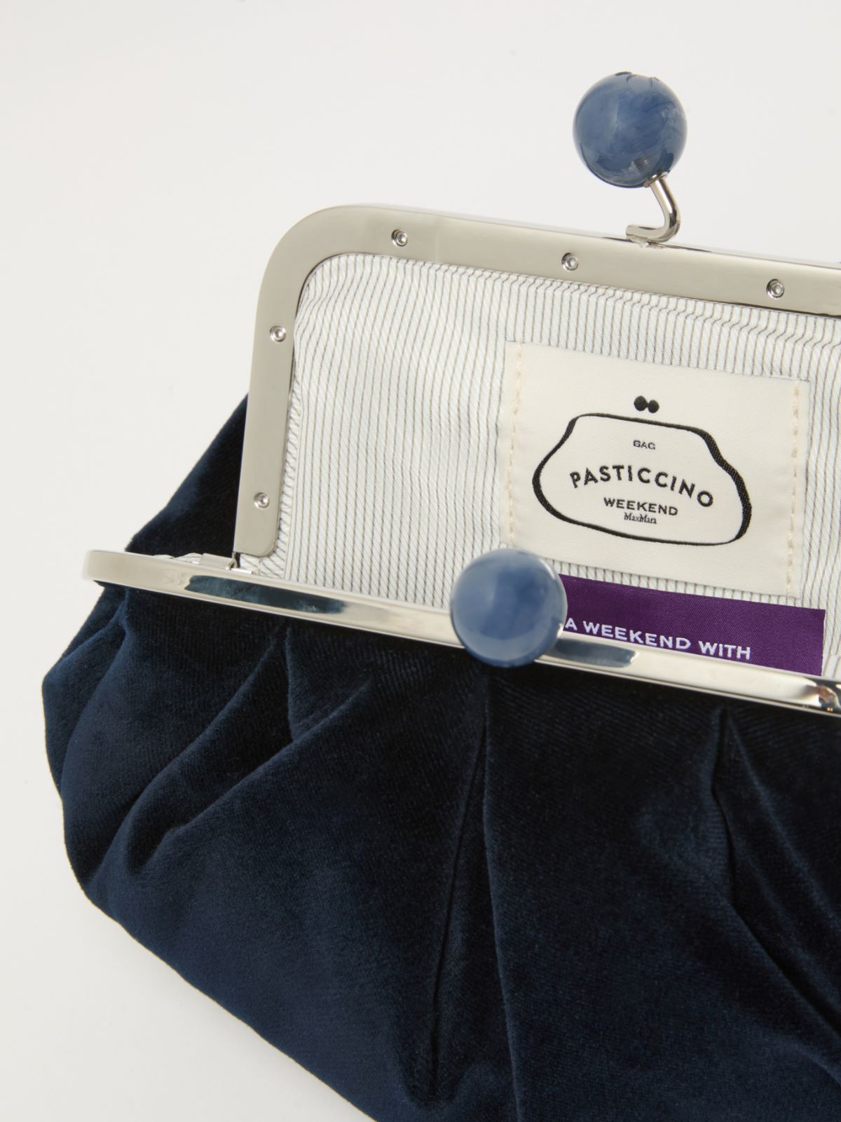 Small cotton velvet Pasticcino Bag - Weekend Max Mara - 6