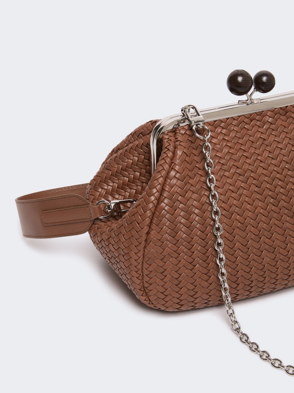 Medium Pasticcino Bag in woven leather - Weekend Max Mara - 4
