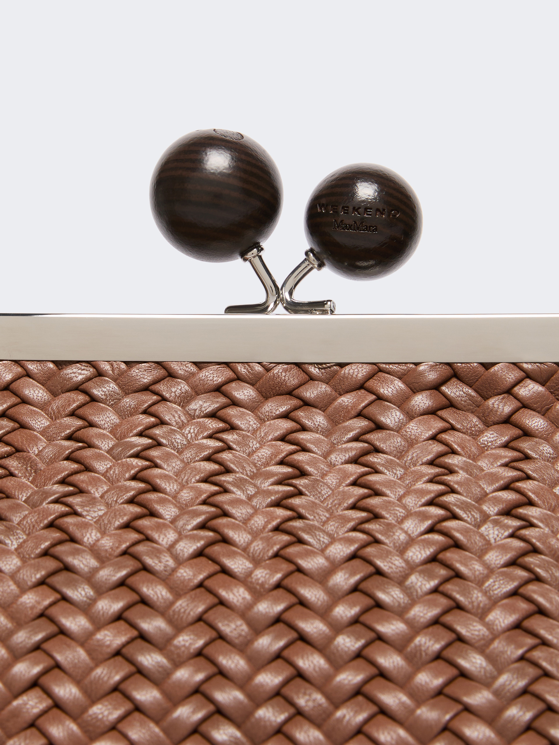 Medium Pasticcino Bag in woven leather - Weekend Max Mara - 5