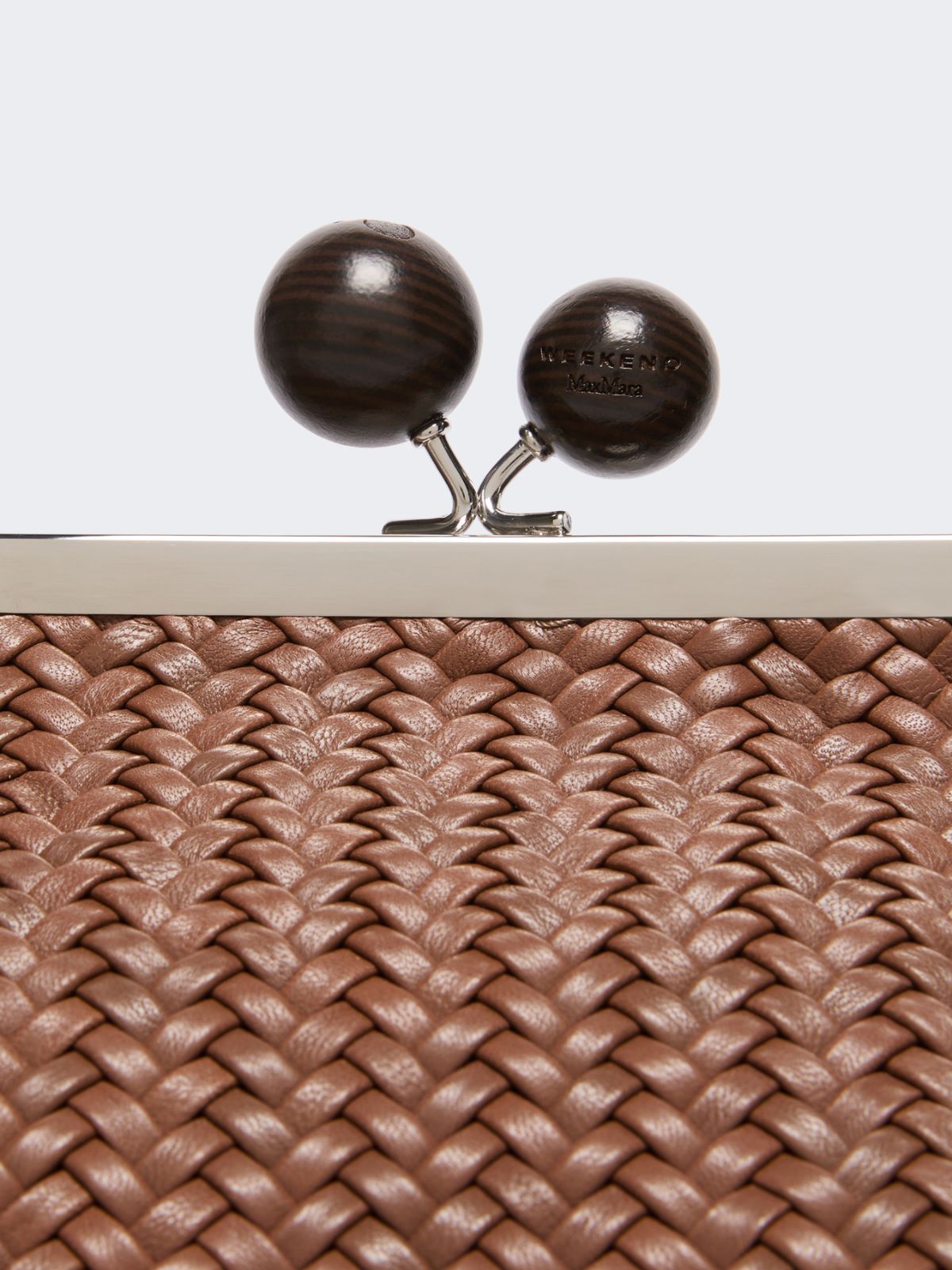 Medium Pasticcino Bag in woven leather - Weekend Max Mara - 5