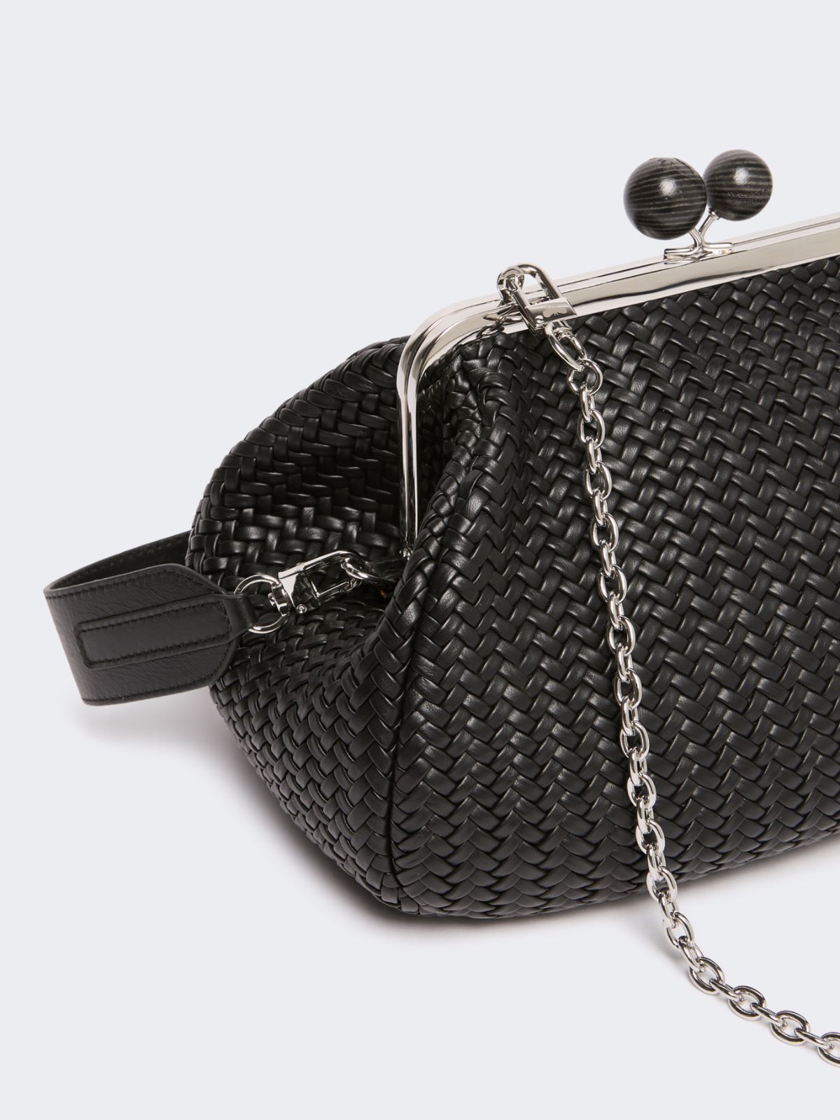Medium Pasticcino Bag in woven leather - Weekend Max Mara - 4