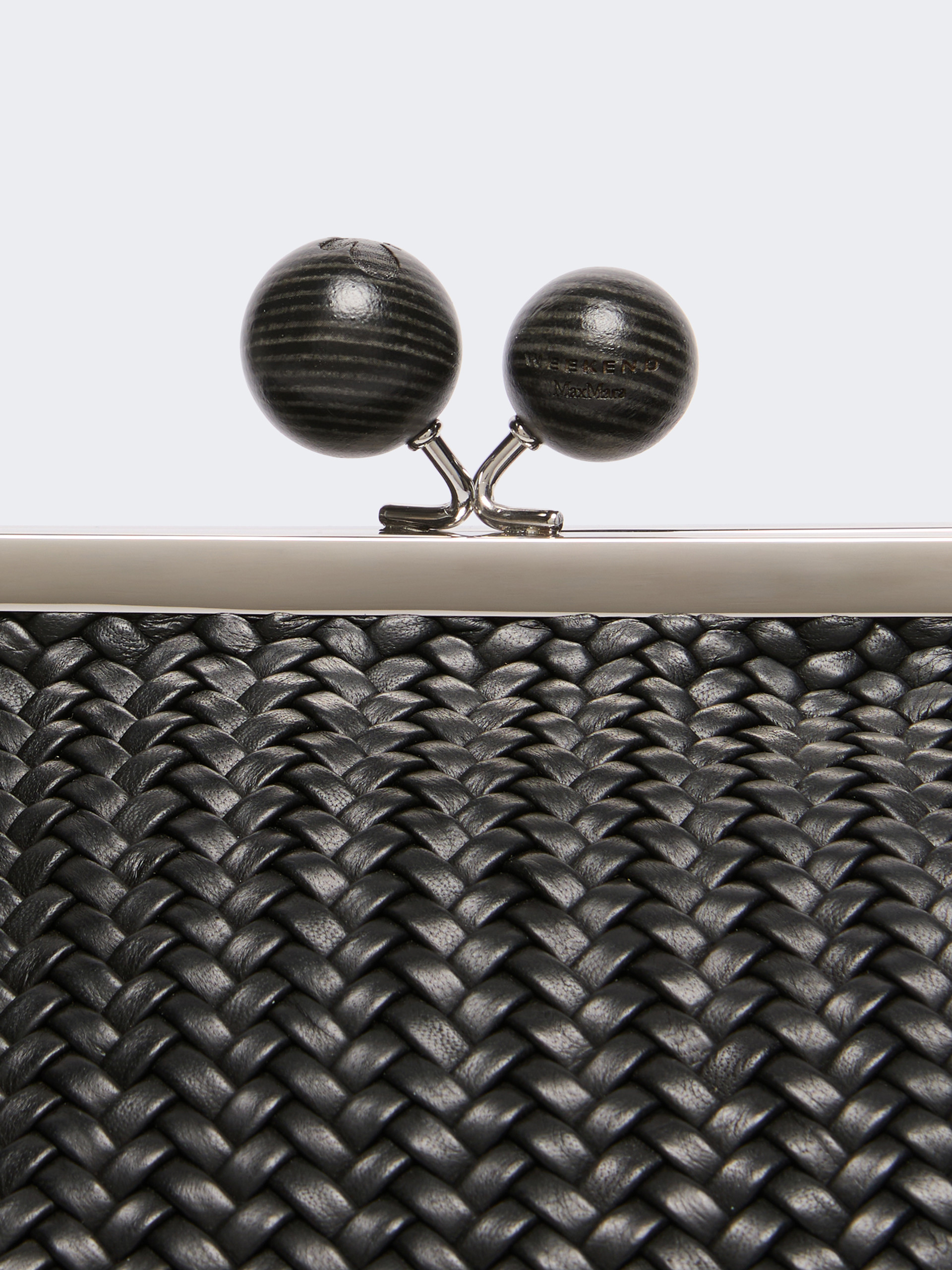 Medium Pasticcino Bag in woven leather - Weekend Max Mara - 5