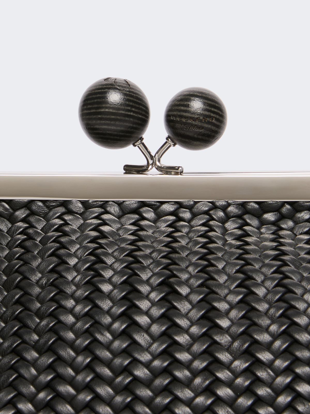 Medium Pasticcino Bag in woven leather - Weekend Max Mara - 5