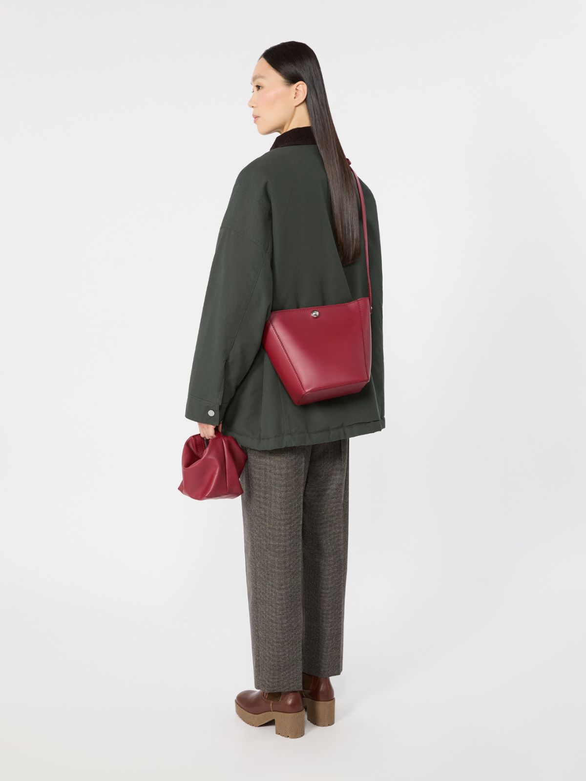 Smooth leather bucket bag - Weekend Max Mara - 7