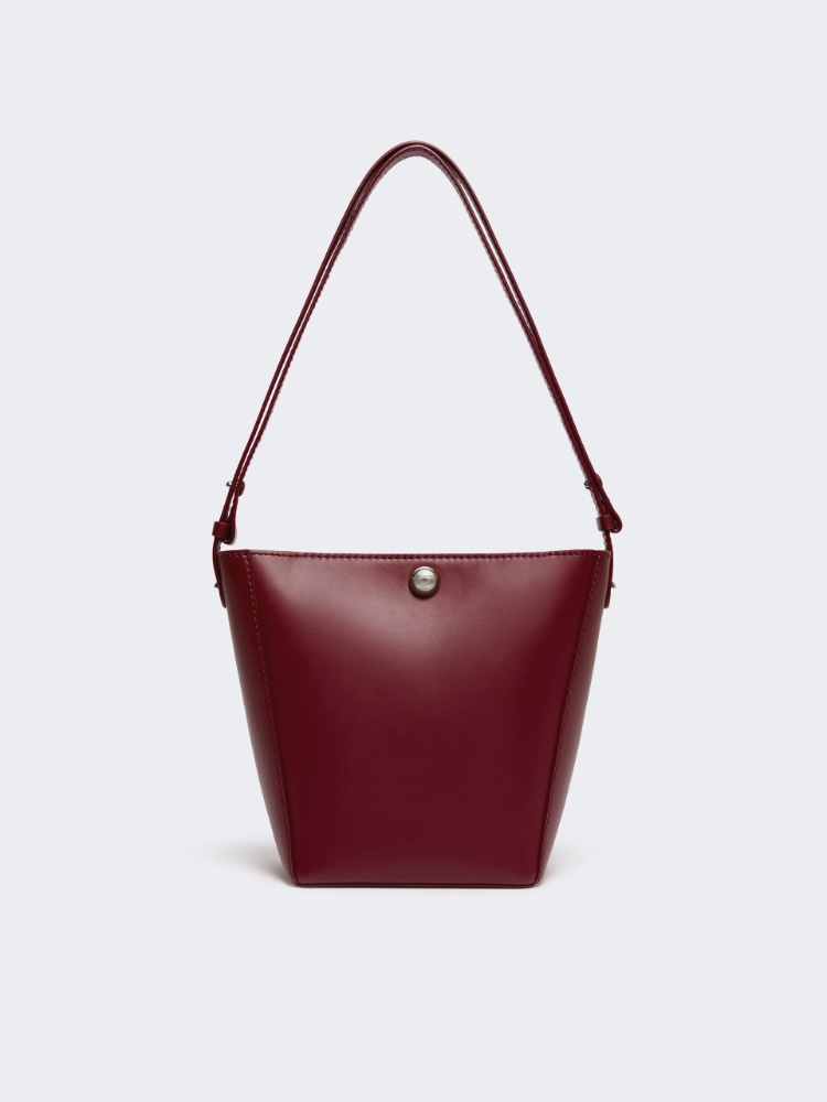Smooth leather bucket bag - Weekend Max Mara