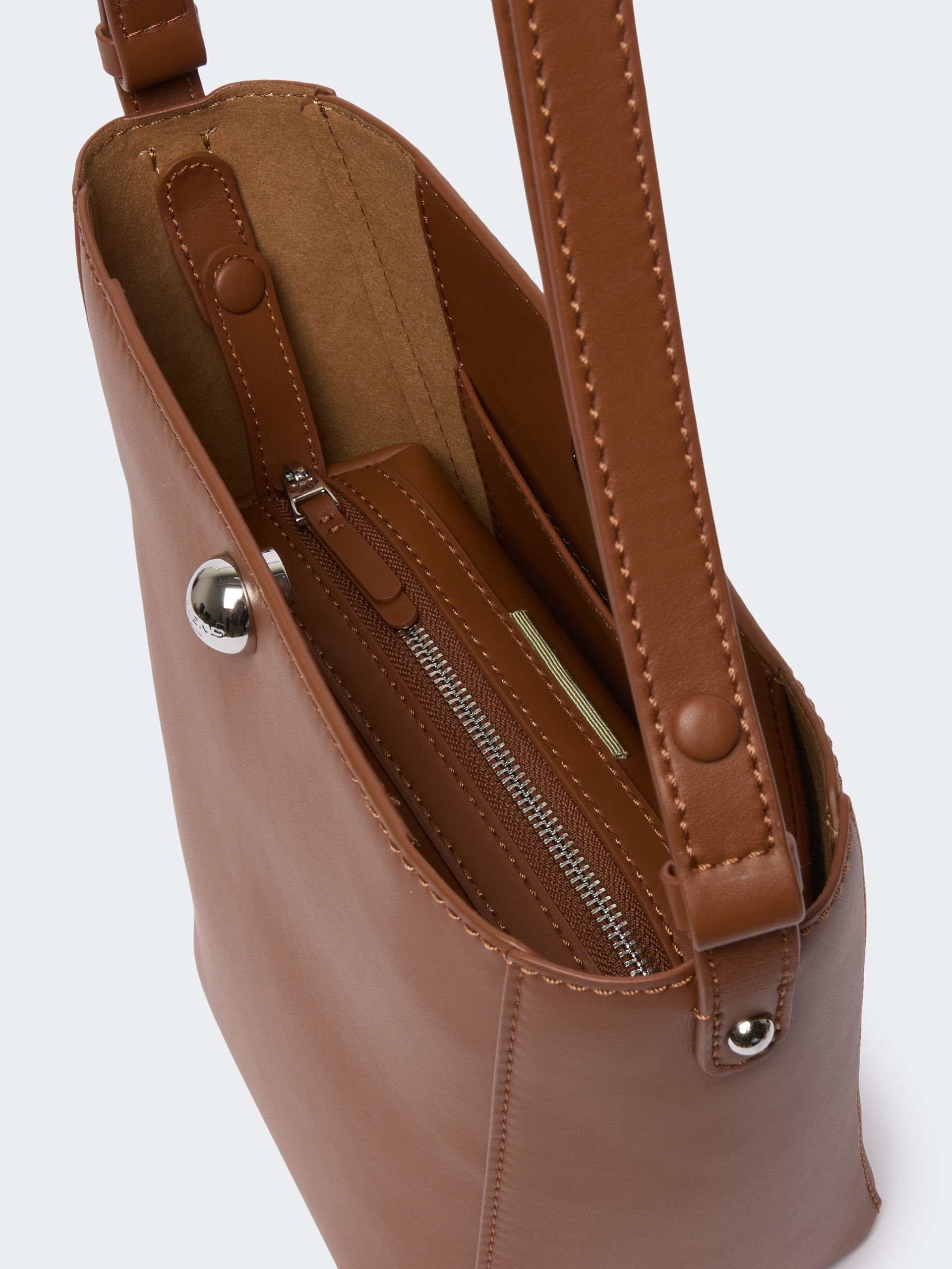 Smooth leather bucket bag - Weekend Max Mara - 5