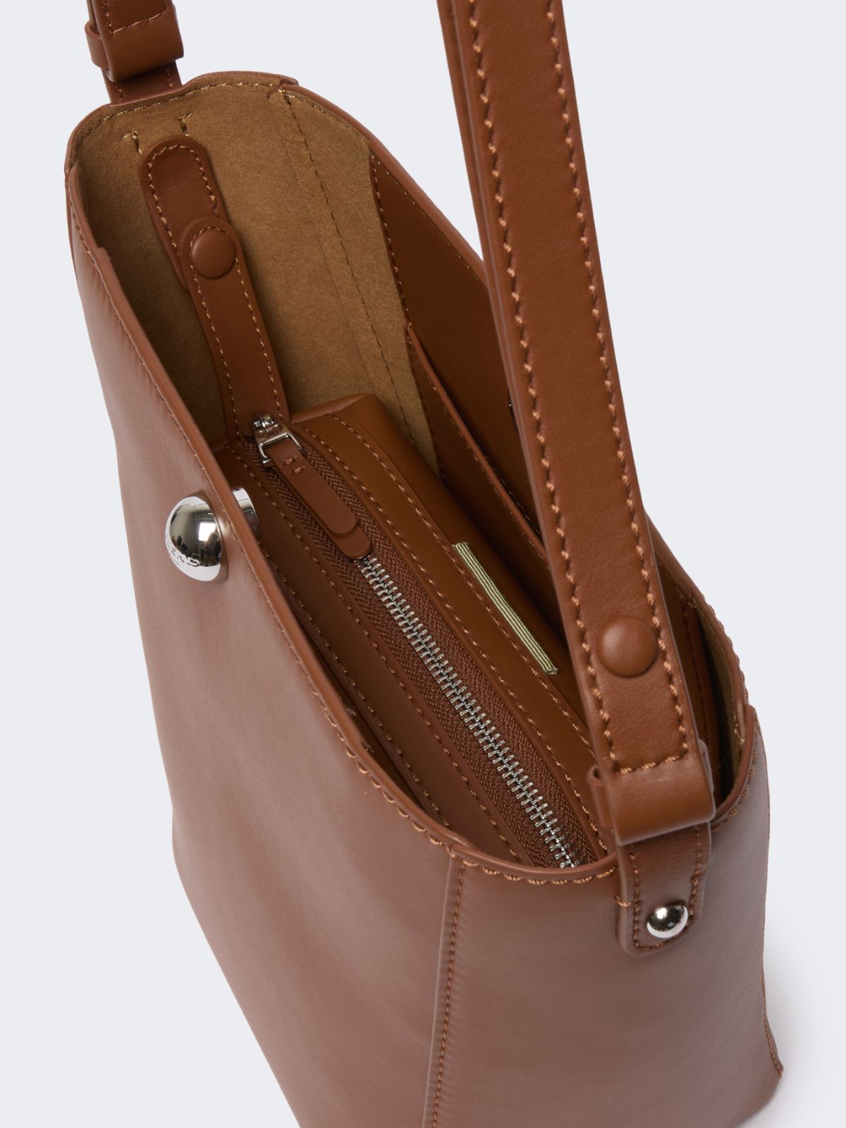 Smooth leather bucket bag - Weekend Max Mara - 5