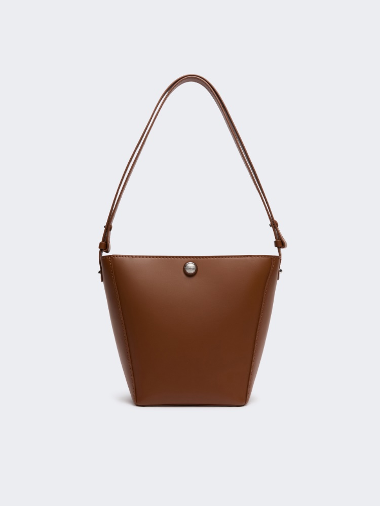 Smooth leather bucket bag - Weekend Max Mara