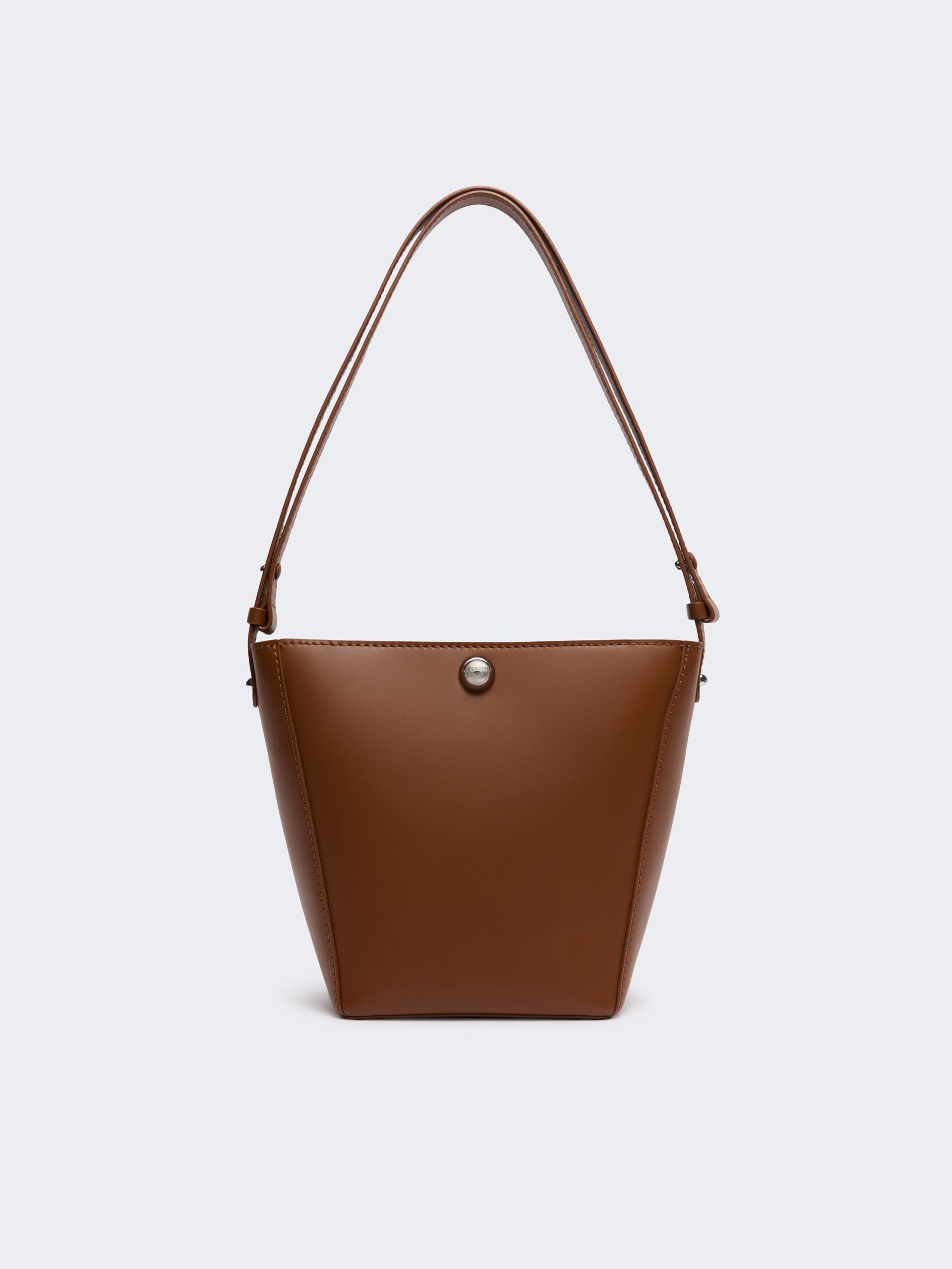 Smooth leather bucket bag - Weekend Max Mara
