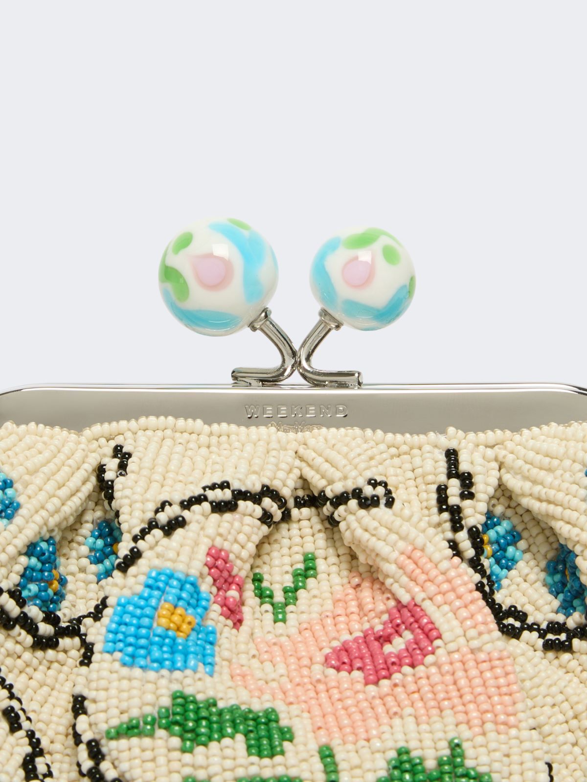 Extra-small Pasticcino Bag embroidered with beads - Weekend Max Mara - 5