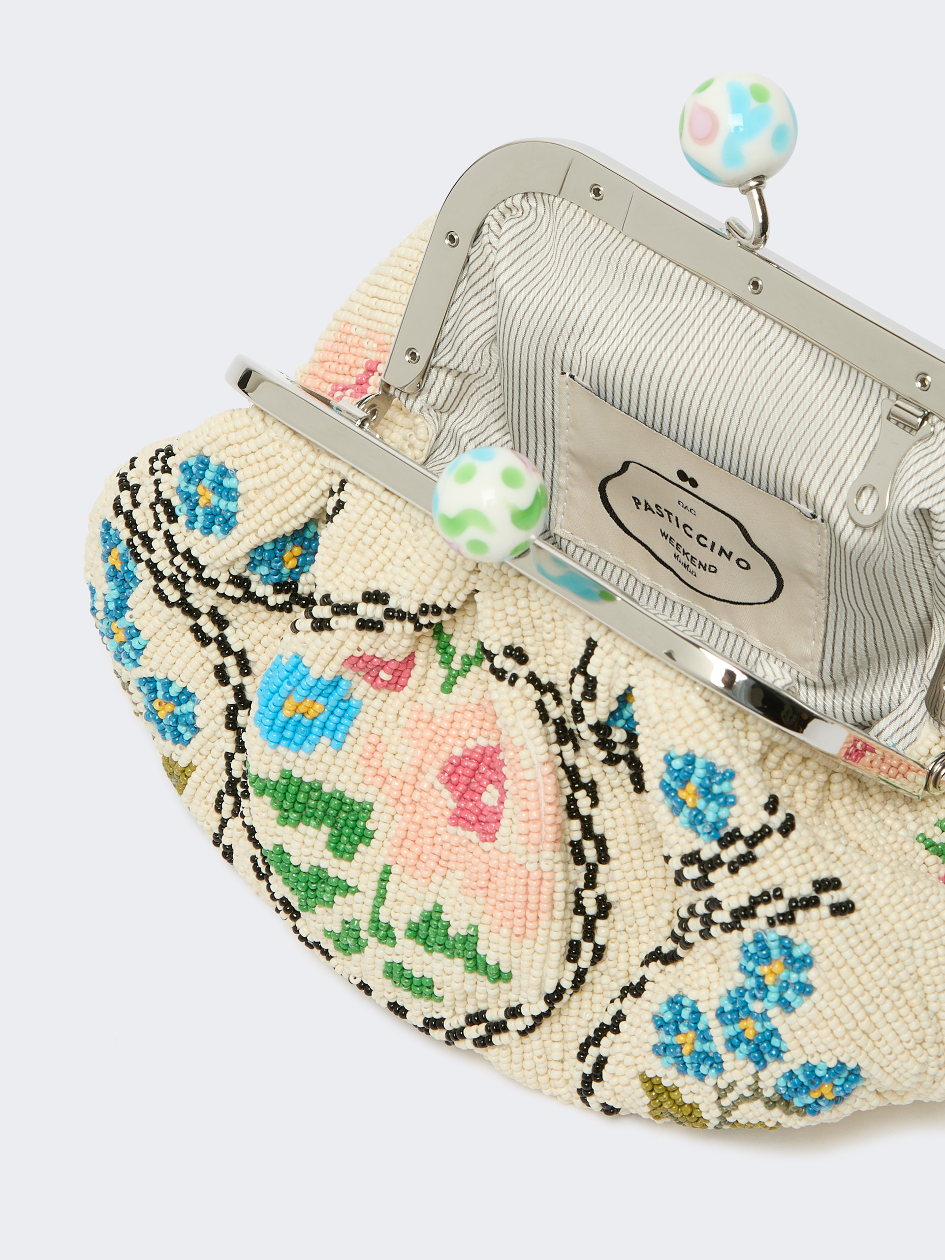 Extra-small Pasticcino Bag embroidered with beads - Weekend Max Mara - 6