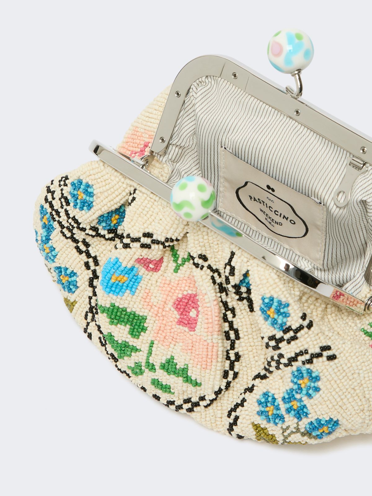 Extra-small Pasticcino Bag embroidered with beads - Weekend Max Mara - 6