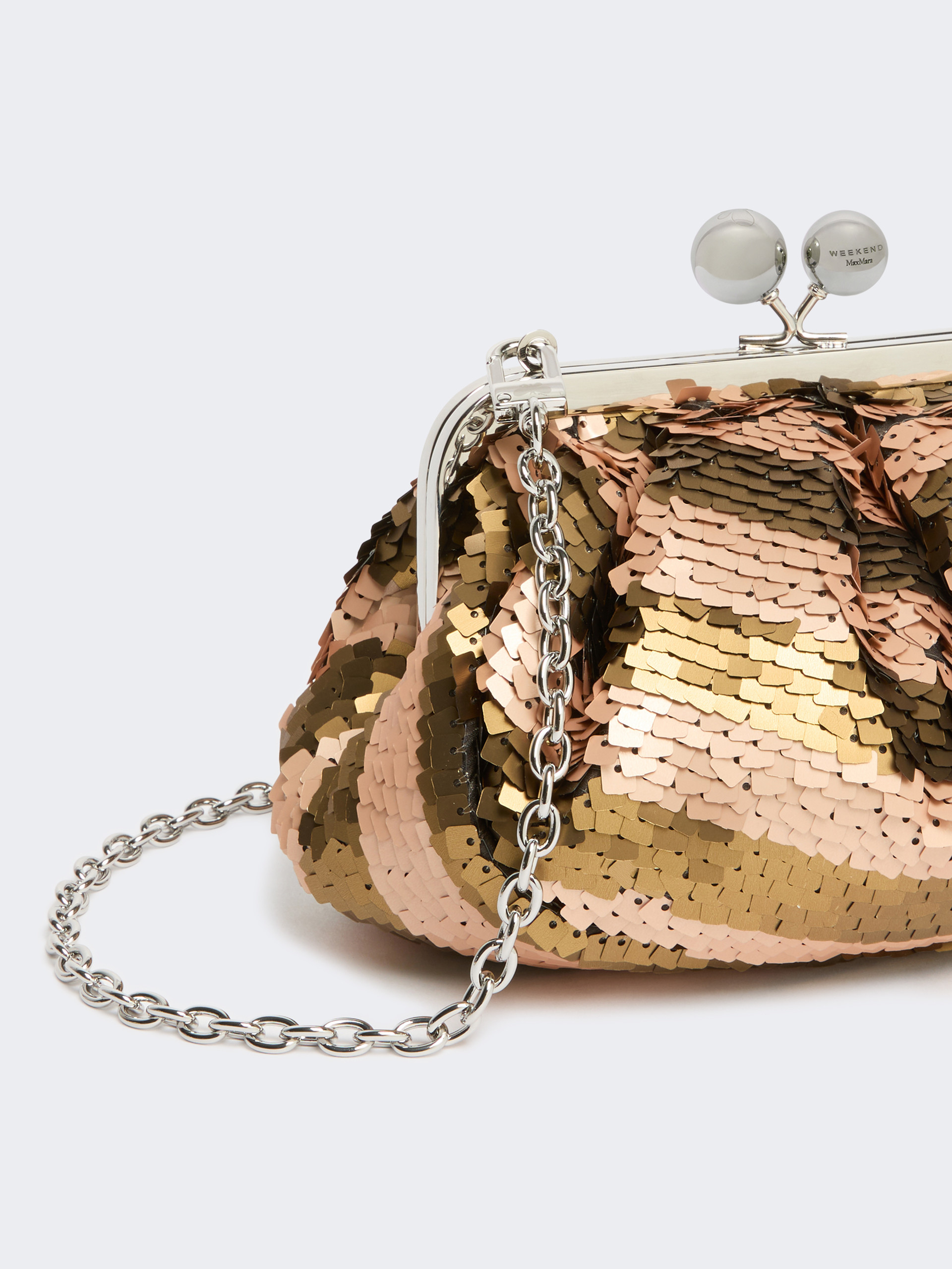 Small Pasticcino Bag with sequin stripes - Weekend Max Mara - 4