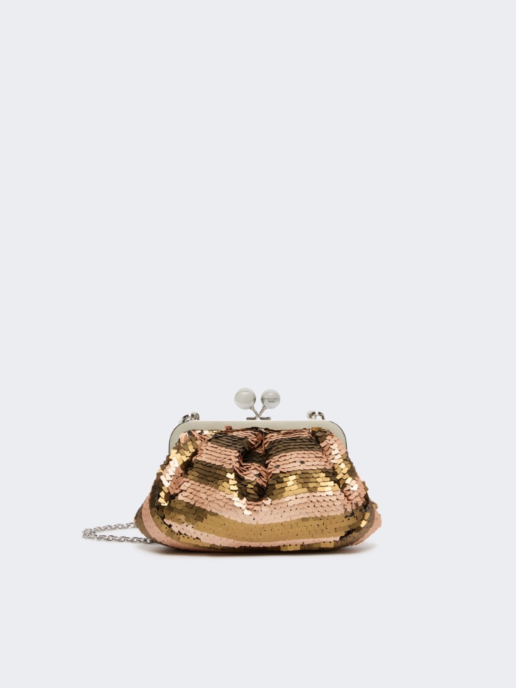 Small Pasticcino Bag with sequin stripes - Weekend Max Mara