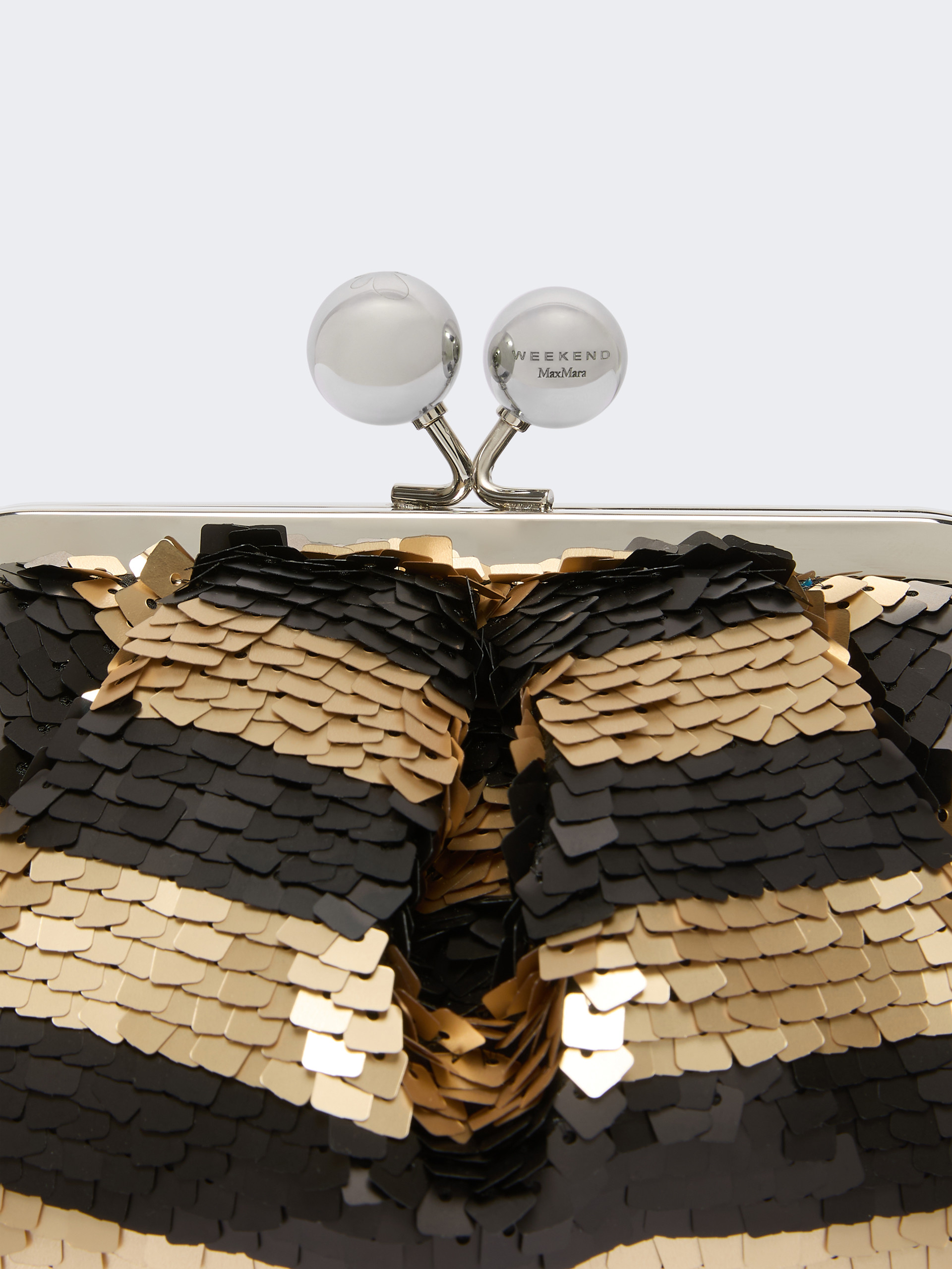 Small Pasticcino Bag with sequin stripes - Weekend Max Mara - 5