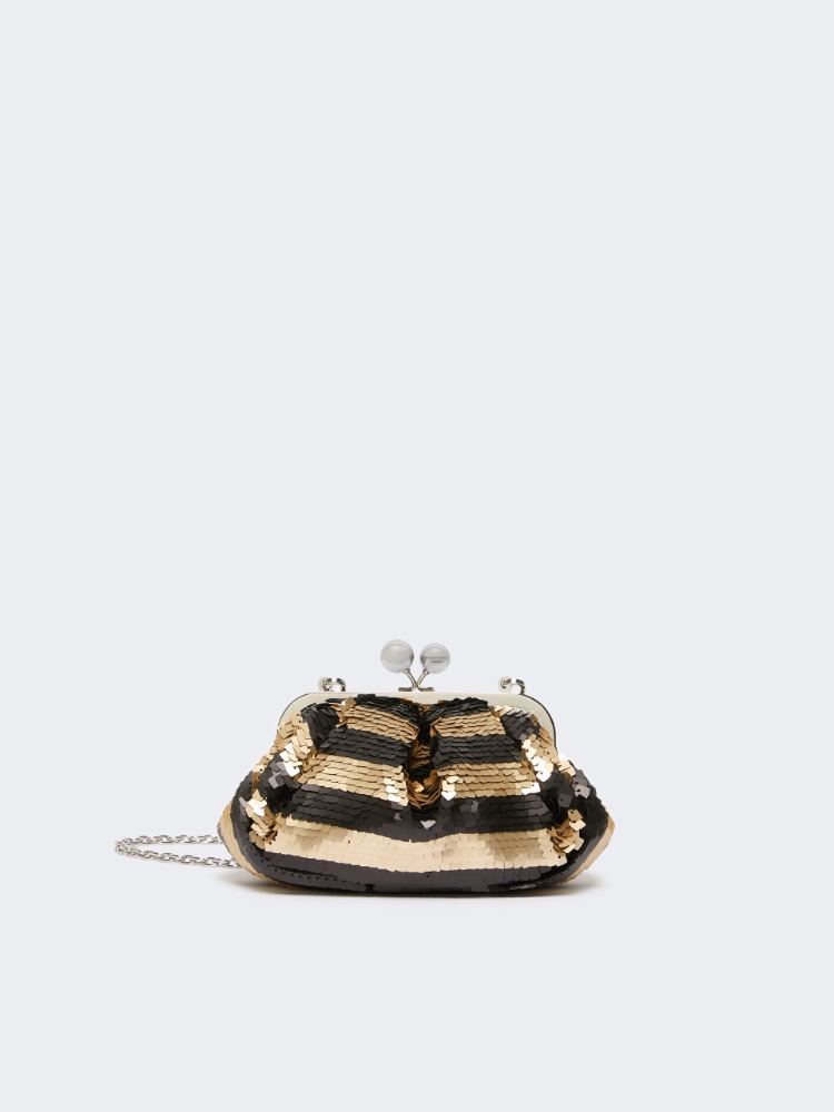 Small Pasticcino Bag with sequin stripes - Weekend Max Mara