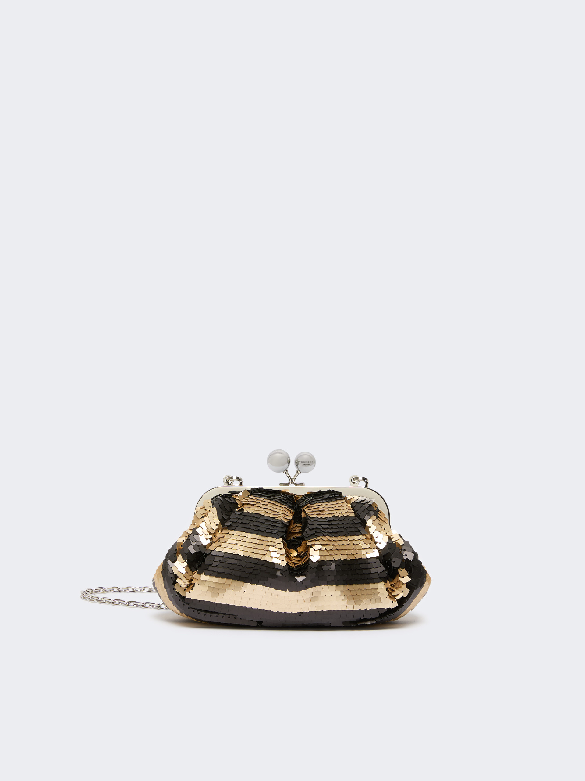 Small Pasticcino Bag with sequin stripes - Weekend Max Mara