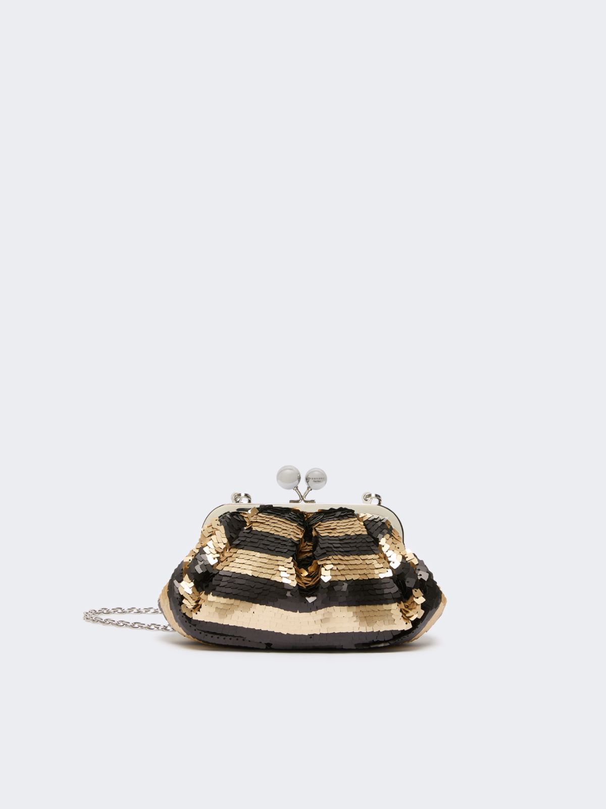Small Pasticcino Bag with sequin stripes - Weekend Max Mara