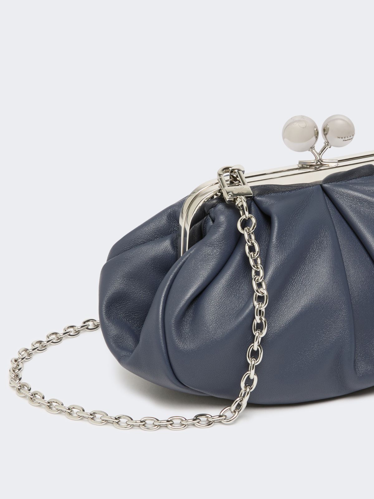 Pasticcino Bag Small in montone - BLU MARINO - Weekend Max Mara - 4
