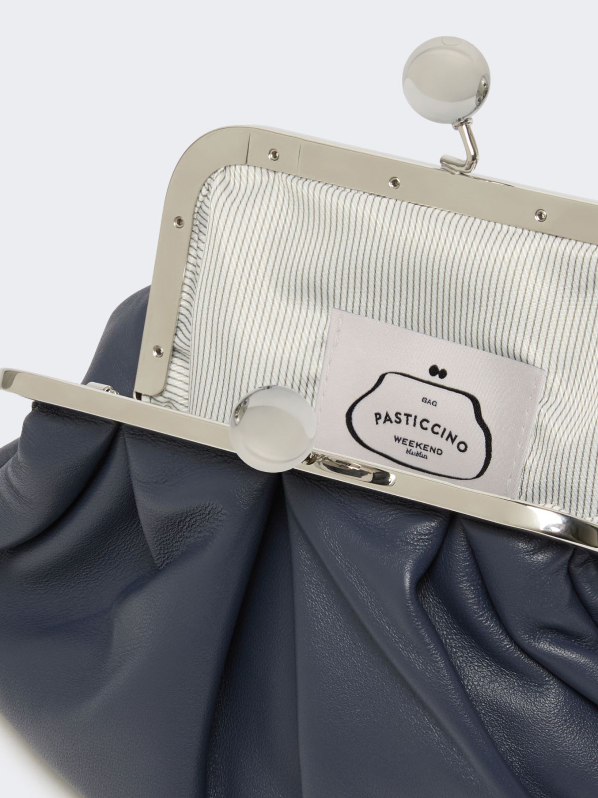 Pasticcino Bag Small in montone - BLU MARINO - Weekend Max Mara - 6