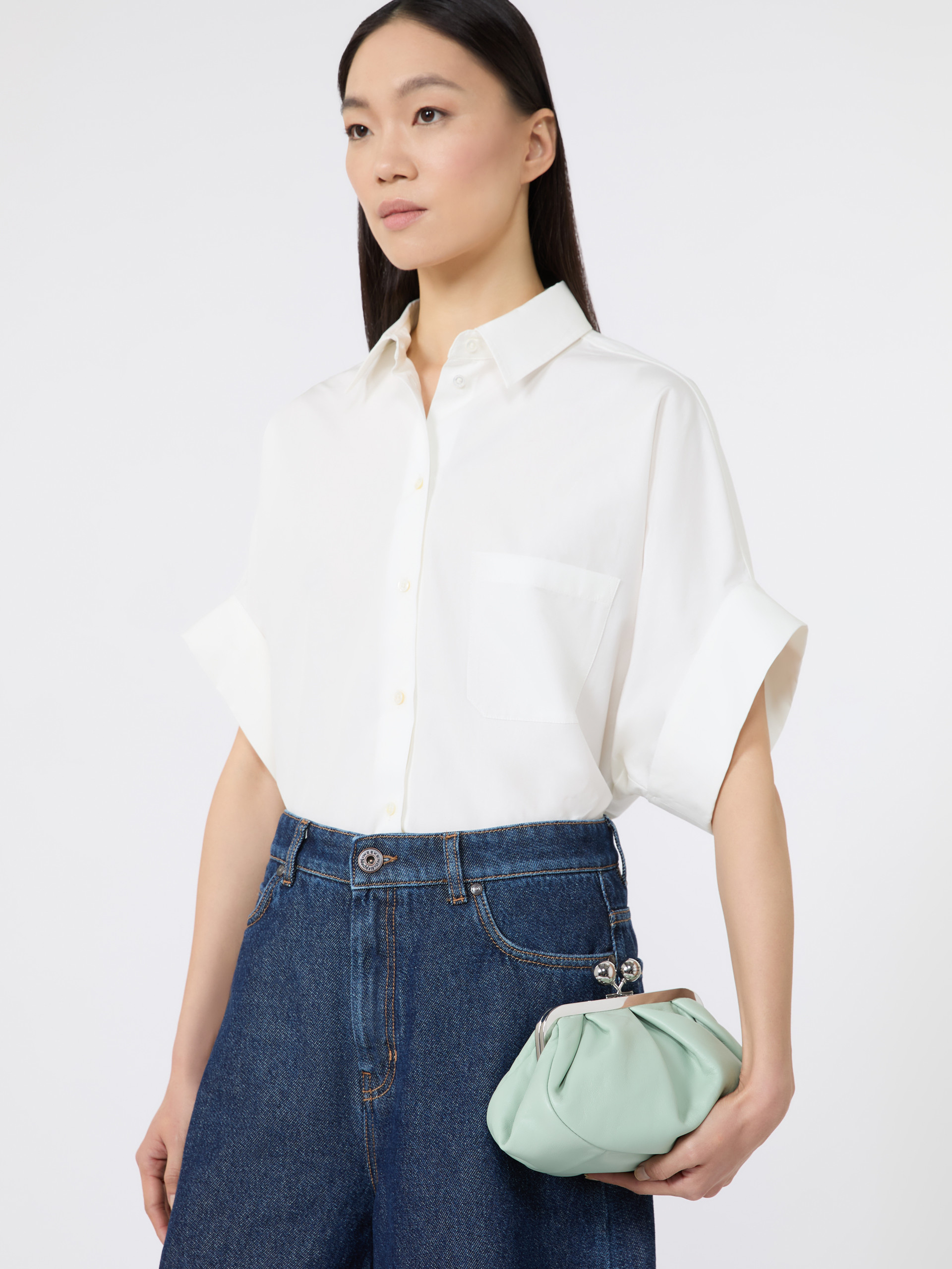 Small sheepskin Pasticcino Bag - PASTEL GREEN - Weekend Max Mara - 7