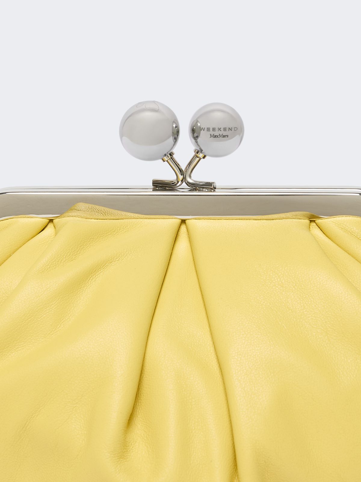Small sheepskin Pasticcino Bag - YELLOW - Weekend Max Mara - 5
