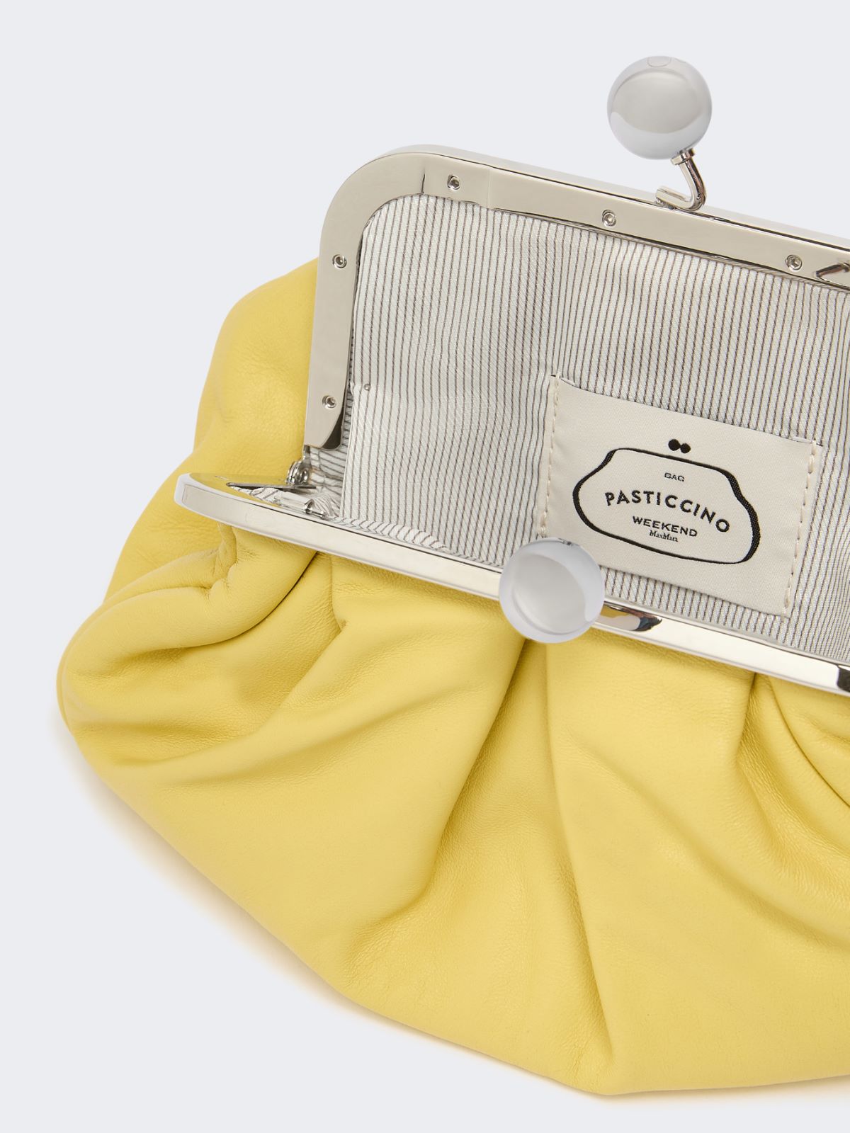 Small sheepskin Pasticcino Bag - YELLOW - Weekend Max Mara - 6