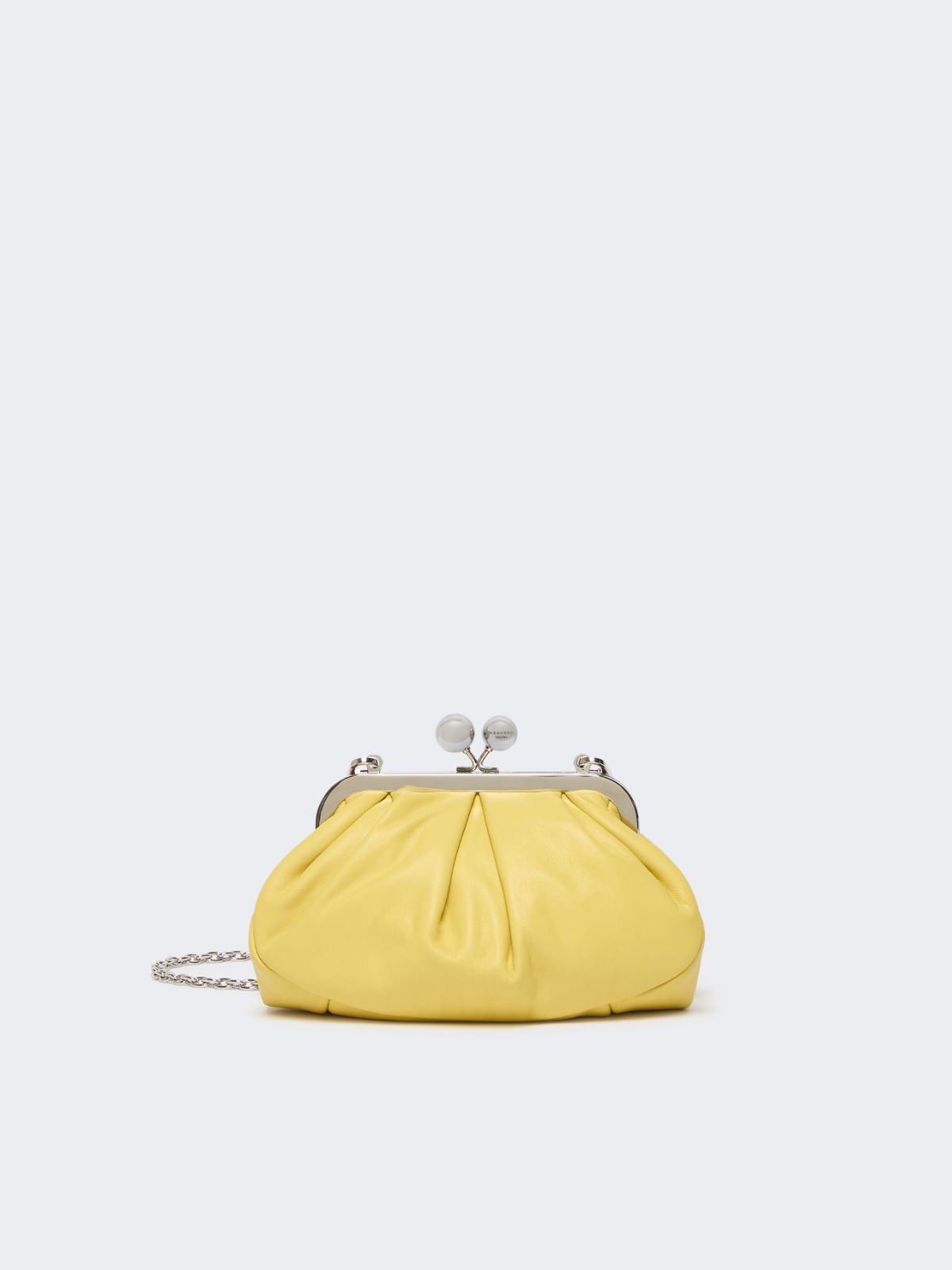 Small sheepskin Pasticcino Bag - YELLOW - Weekend Max Mara