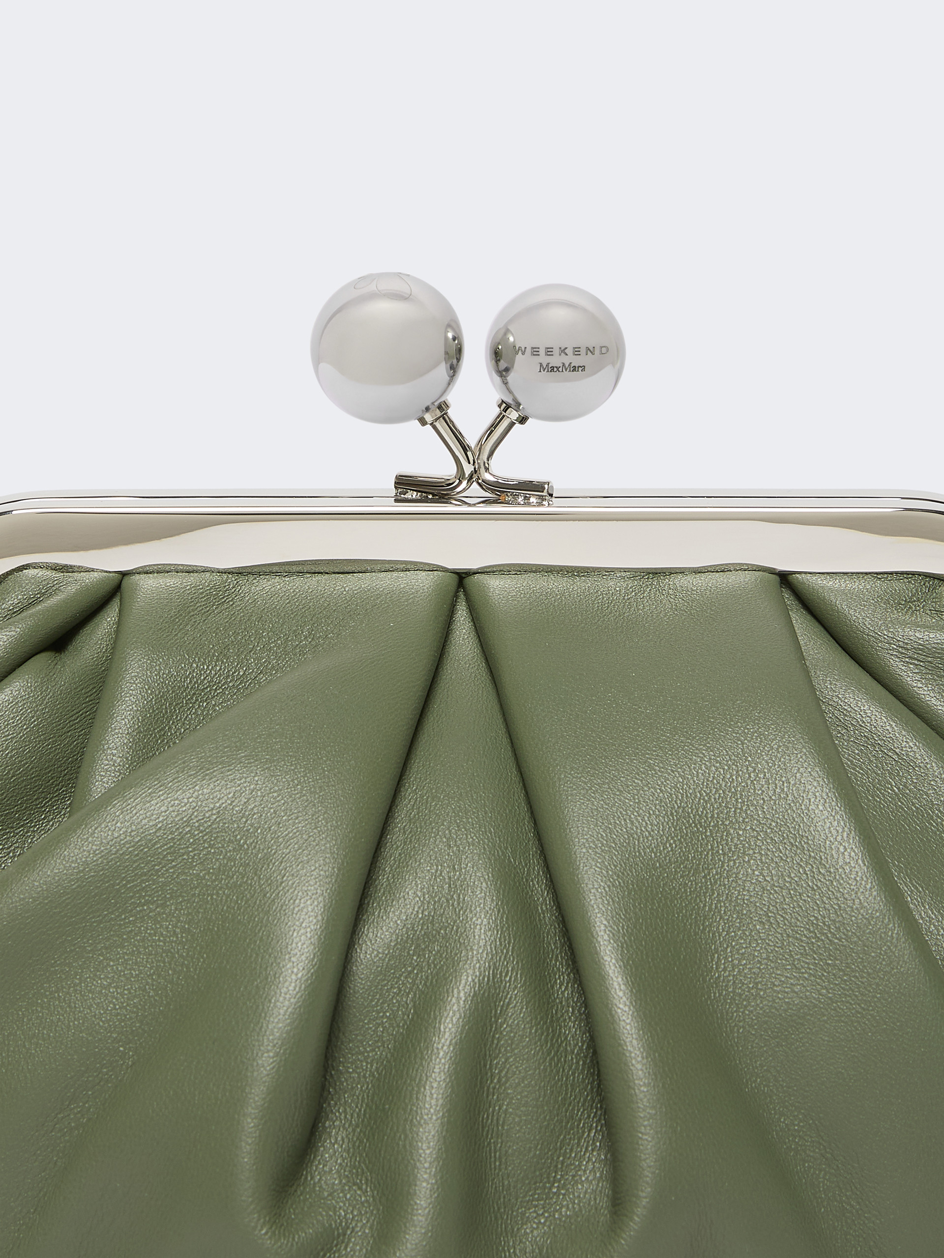Small sheepskin Pasticcino Bag - SAGE GREEN - Weekend Max Mara - 5