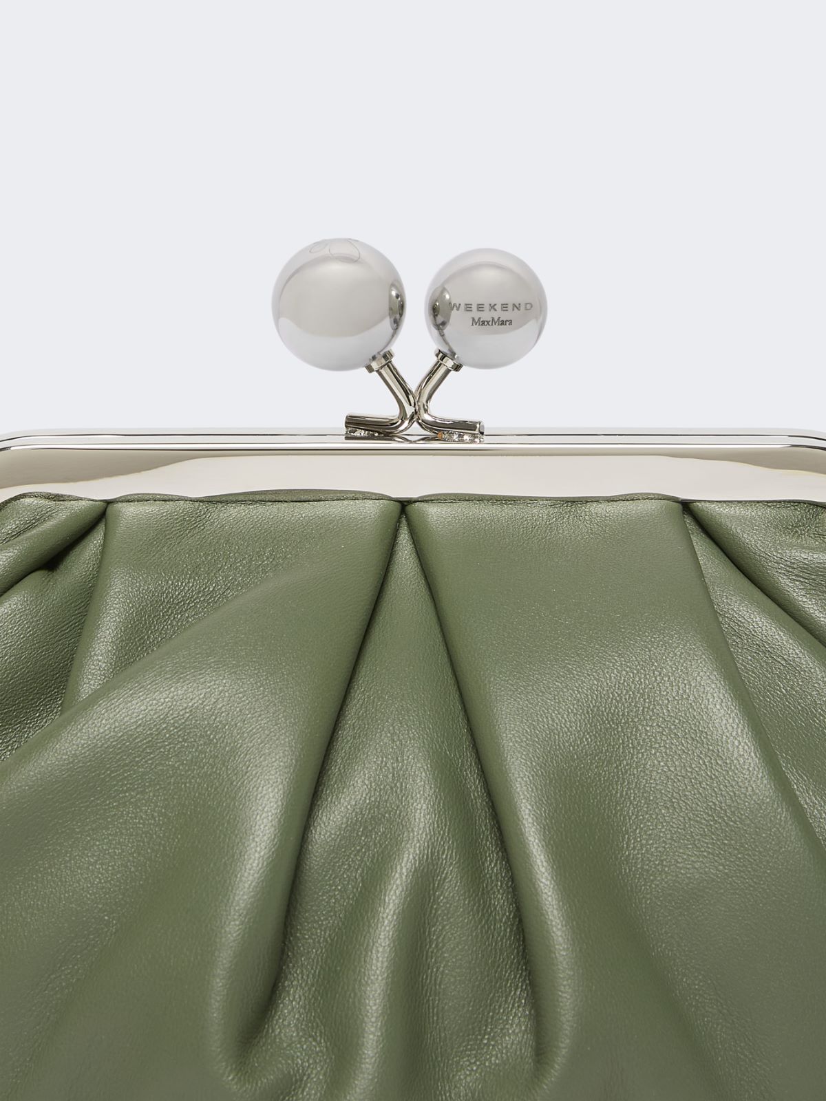 Small sheepskin Pasticcino Bag - SAGE GREEN - Weekend Max Mara - 5