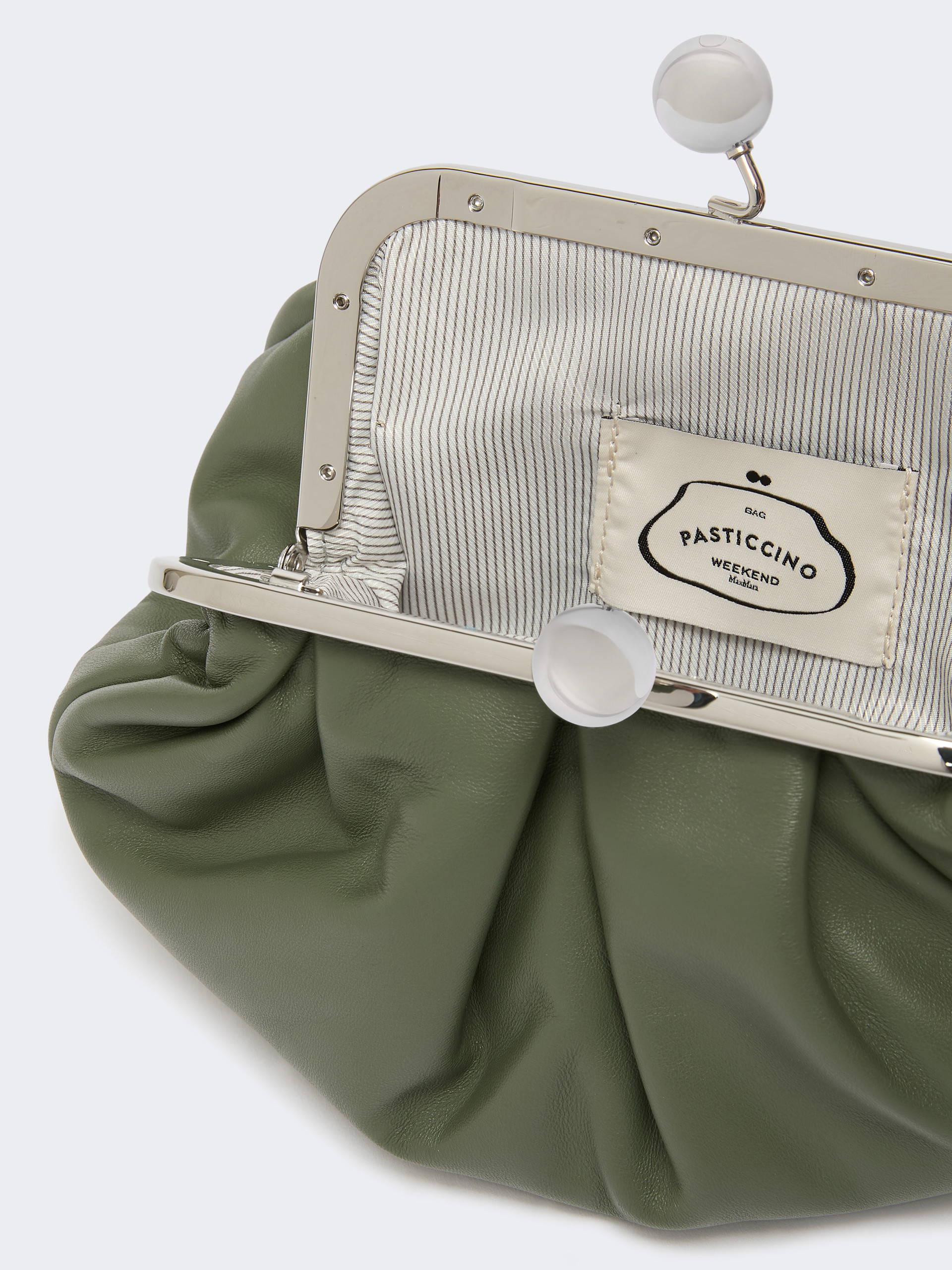 Small sheepskin Pasticcino Bag - SAGE GREEN - Weekend Max Mara - 6