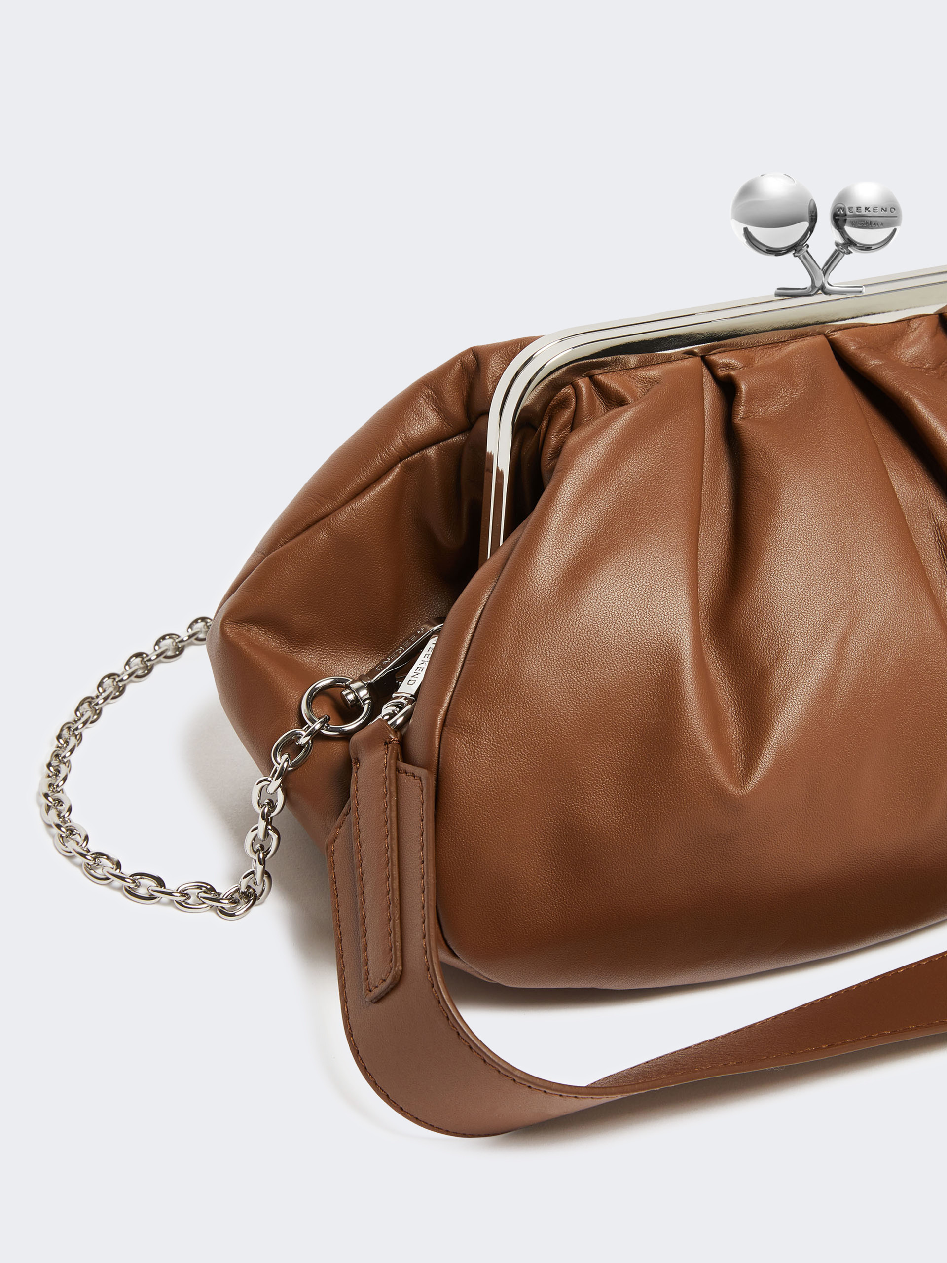 Medium sheepskin Pasticcino Bag - TOBACCO - Weekend Max Mara - 4