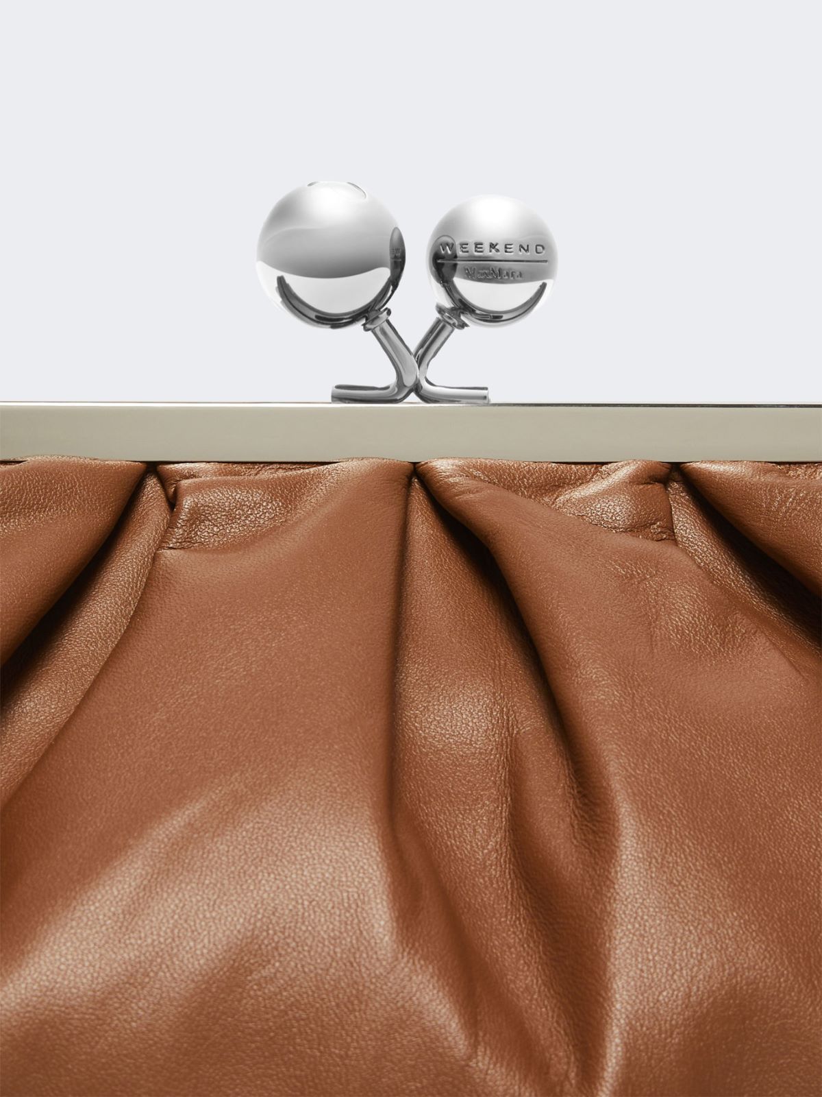 Medium sheepskin Pasticcino Bag - TOBACCO - Weekend - 5