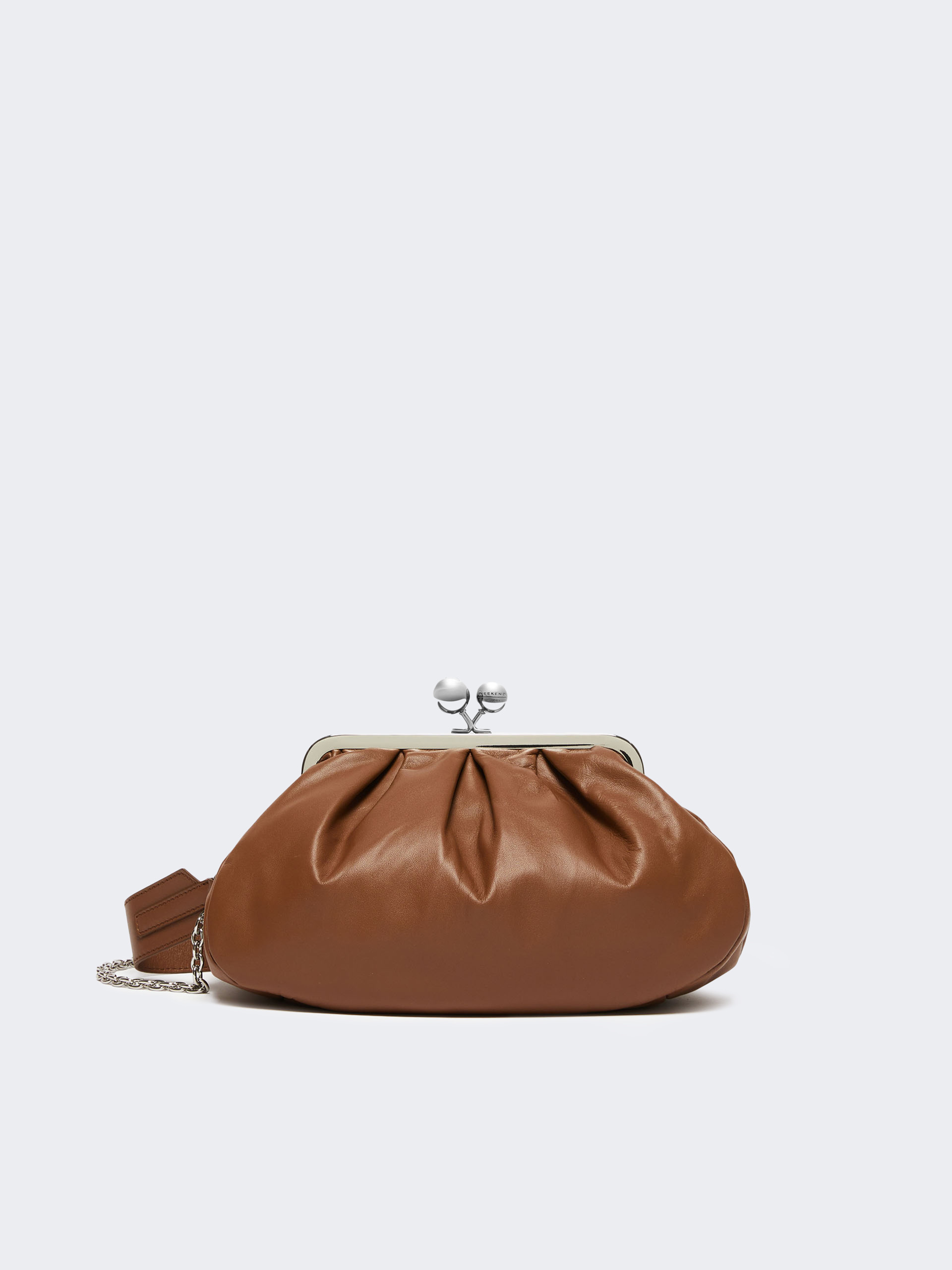Medium sheepskin Pasticcino Bag - TOBACCO - Weekend Max Mara