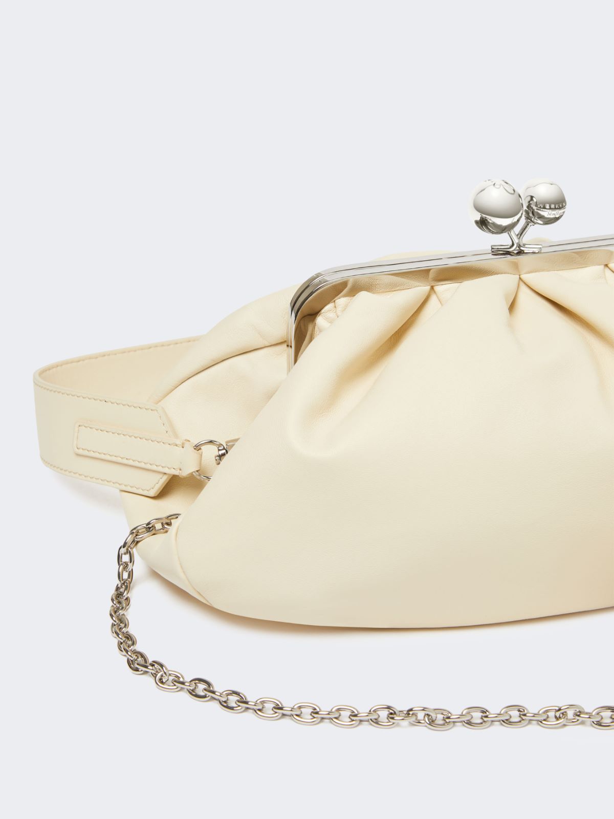 Medium sheepskin Pasticcino Bag - IVORY - Weekend - 4