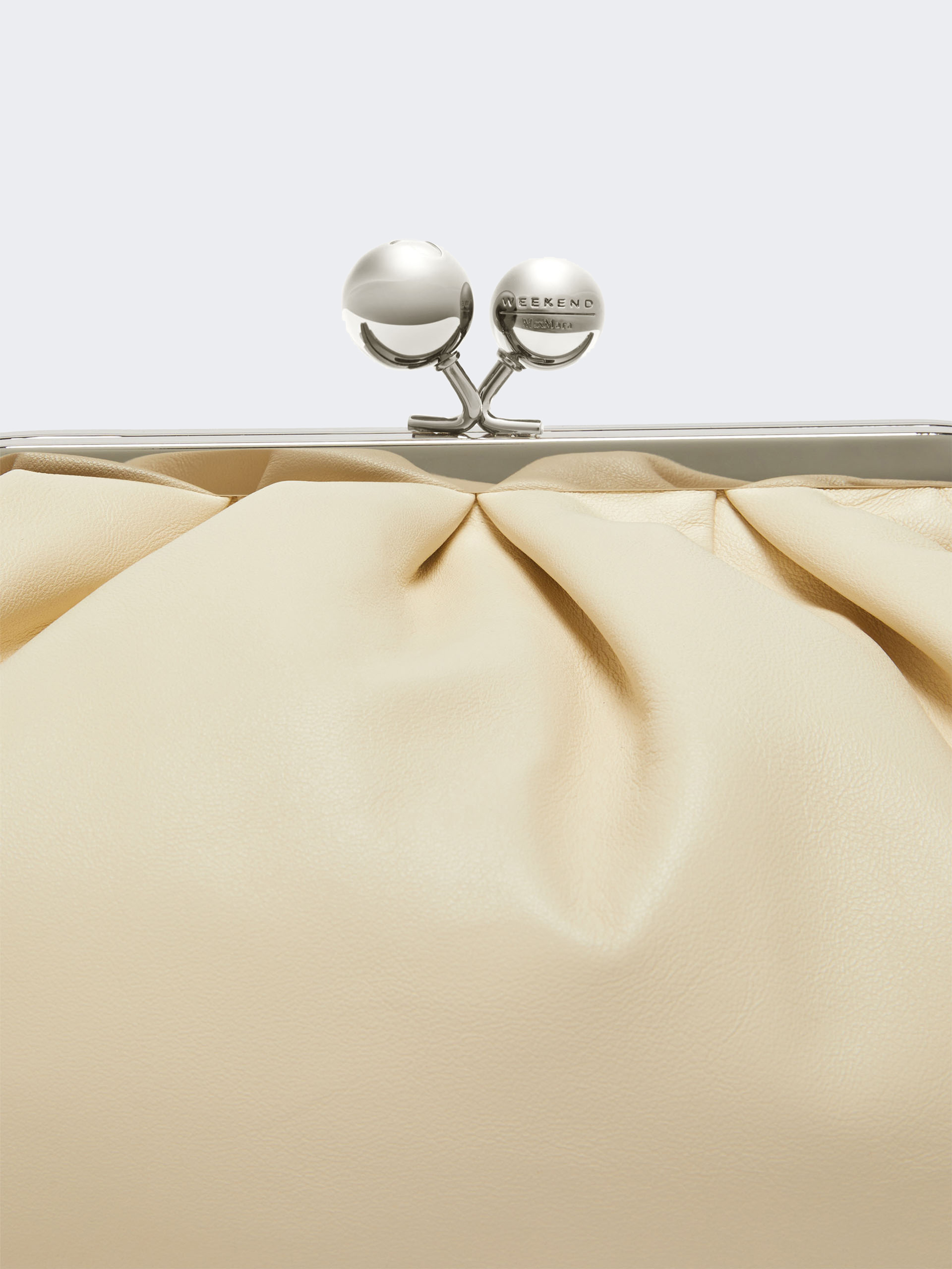 Medium sheepskin Pasticcino Bag - IVORY - Weekend Max Mara - 5