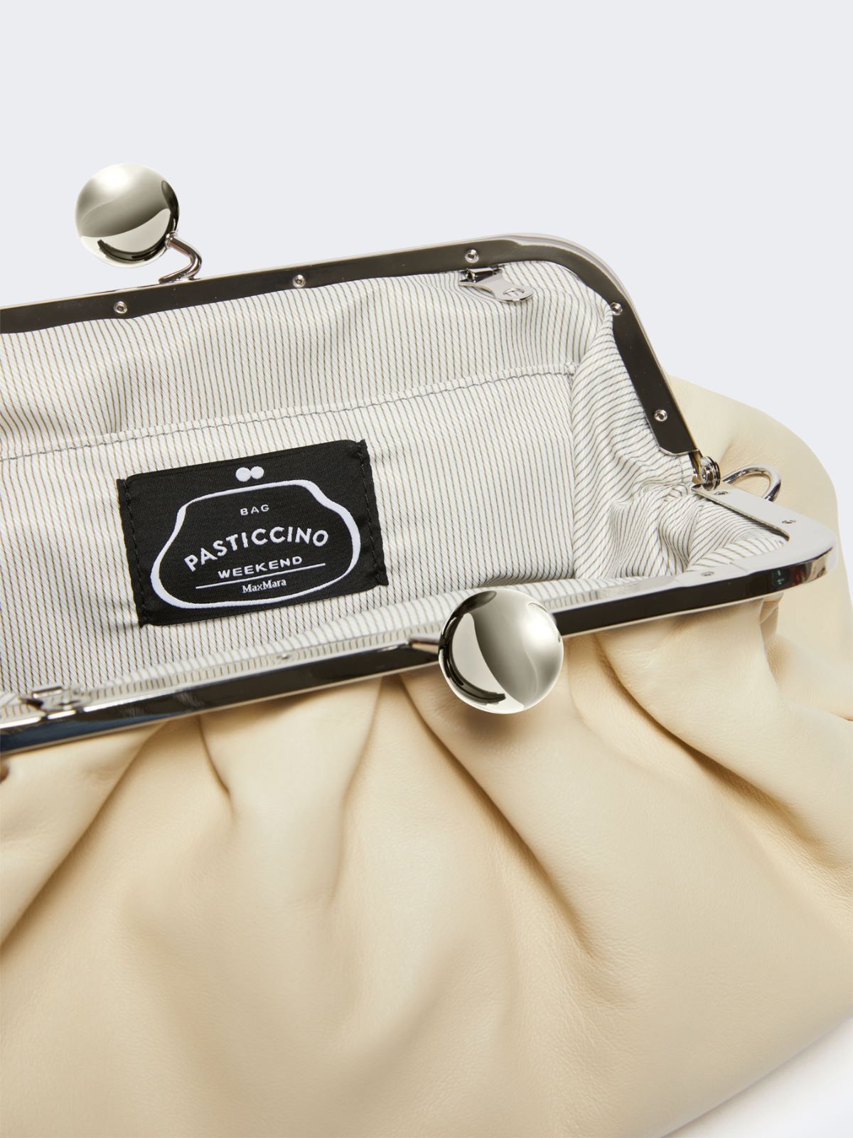 Medium sheepskin Pasticcino Bag - IVORY - Weekend - 6