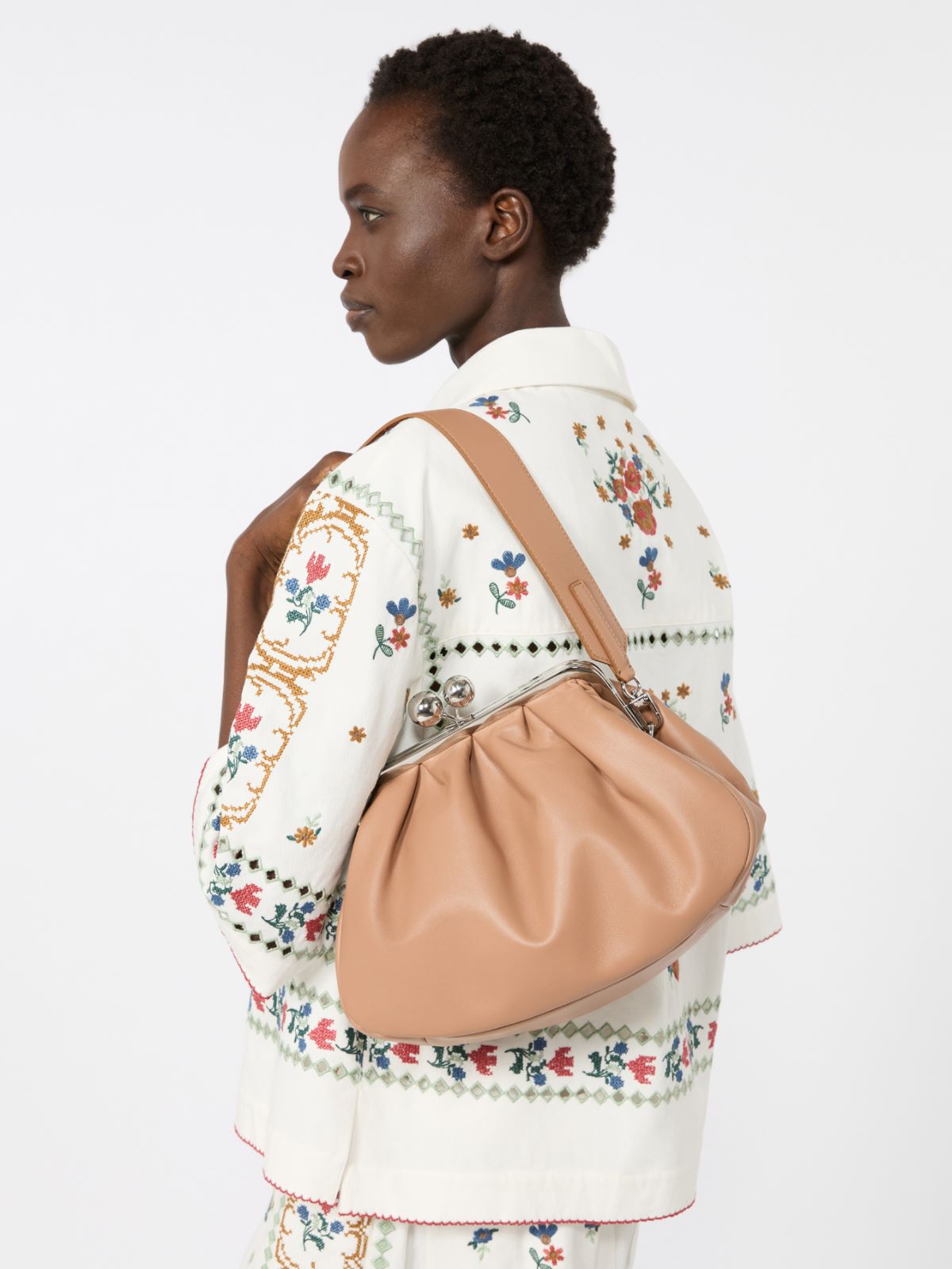 Pasticcino Bag Medium in montone - NUDO - Weekend Max Mara - 8