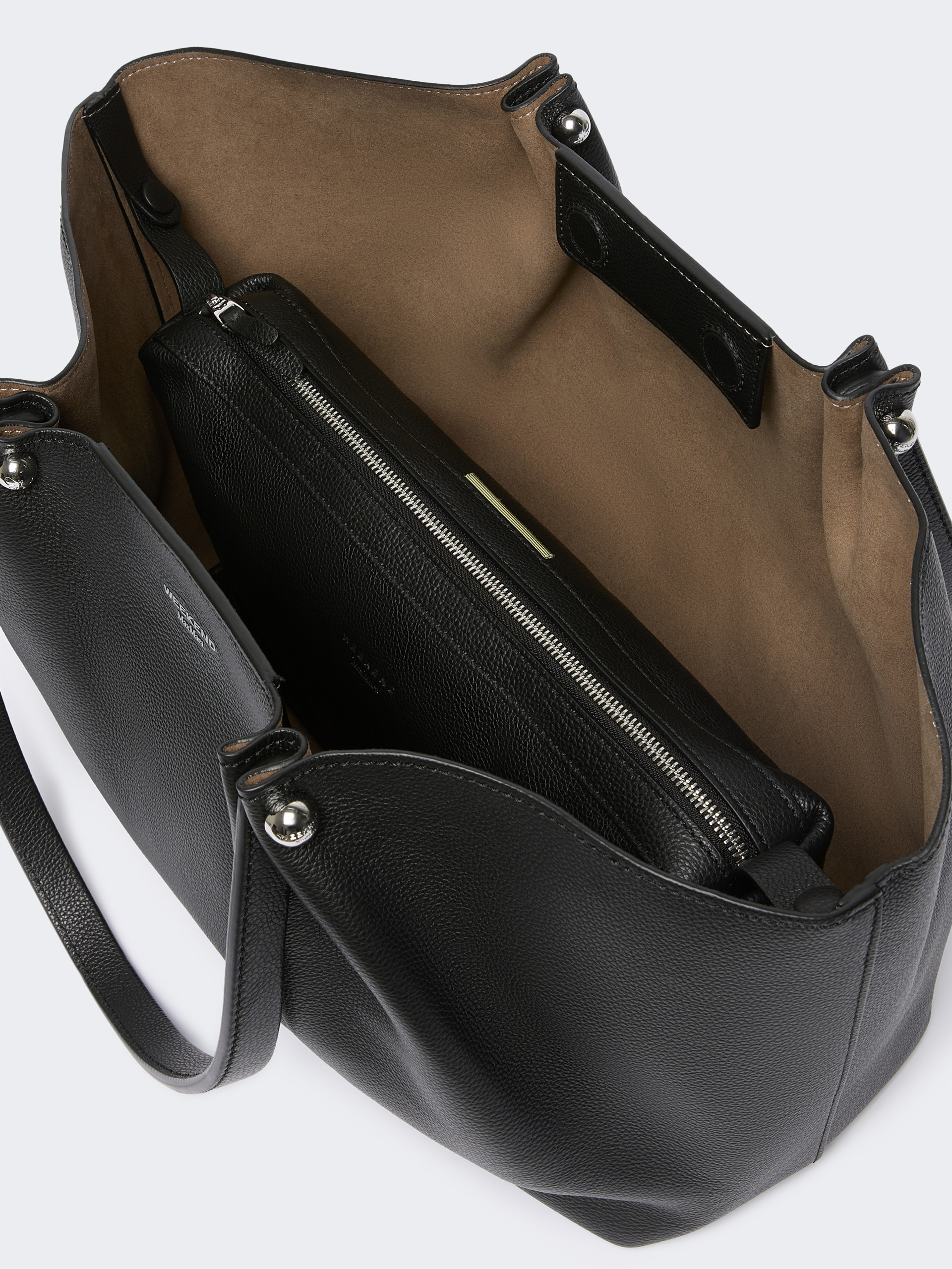 Textured leather tote bag - Weekend Max Mara - 4