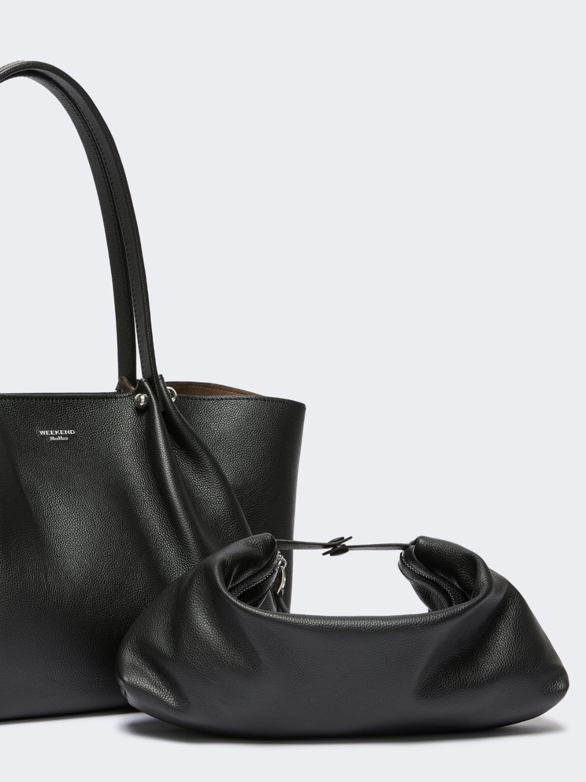 Textured leather tote bag - Weekend Max Mara - 6