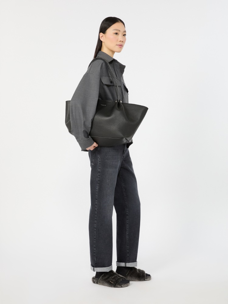 Textured leather tote bag - Weekend Max Mara - 2