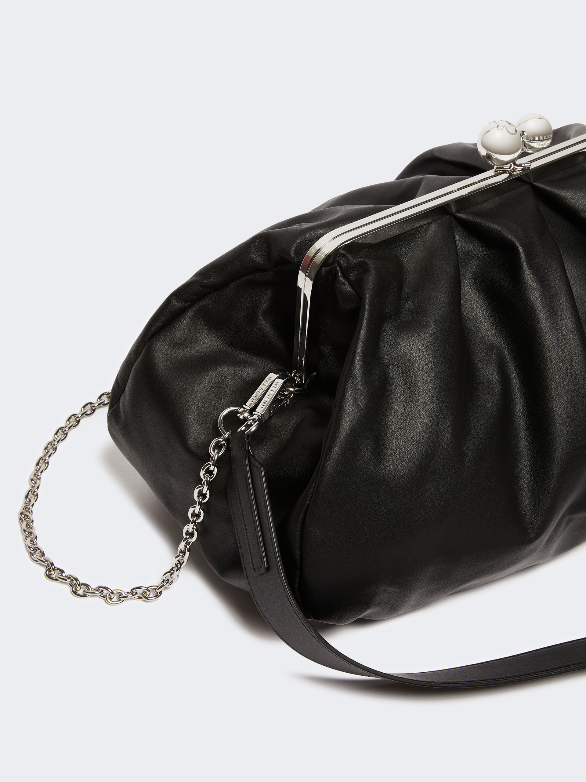 Large sheepskin Pasticcino Bag - BLACK - Weekend Max Mara - 4