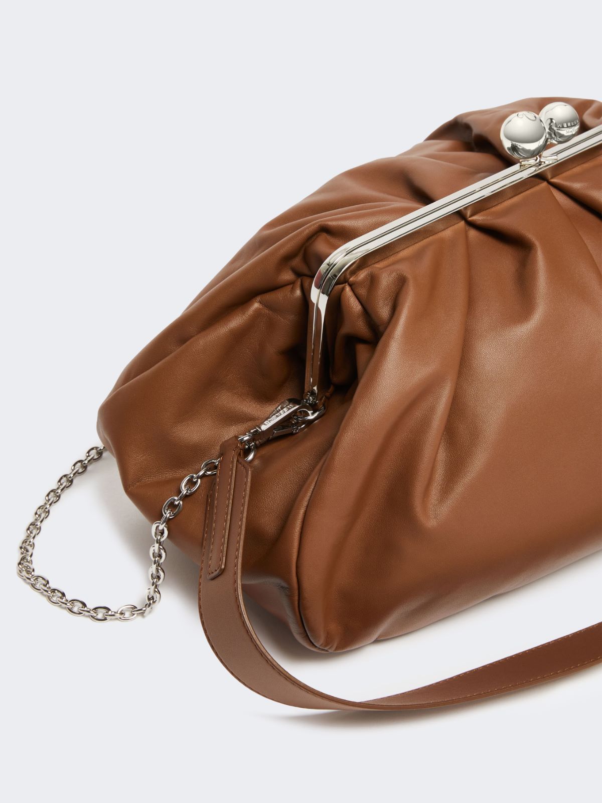 Large sheepskin Pasticcino Bag - TOBACCO - Weekend - 4