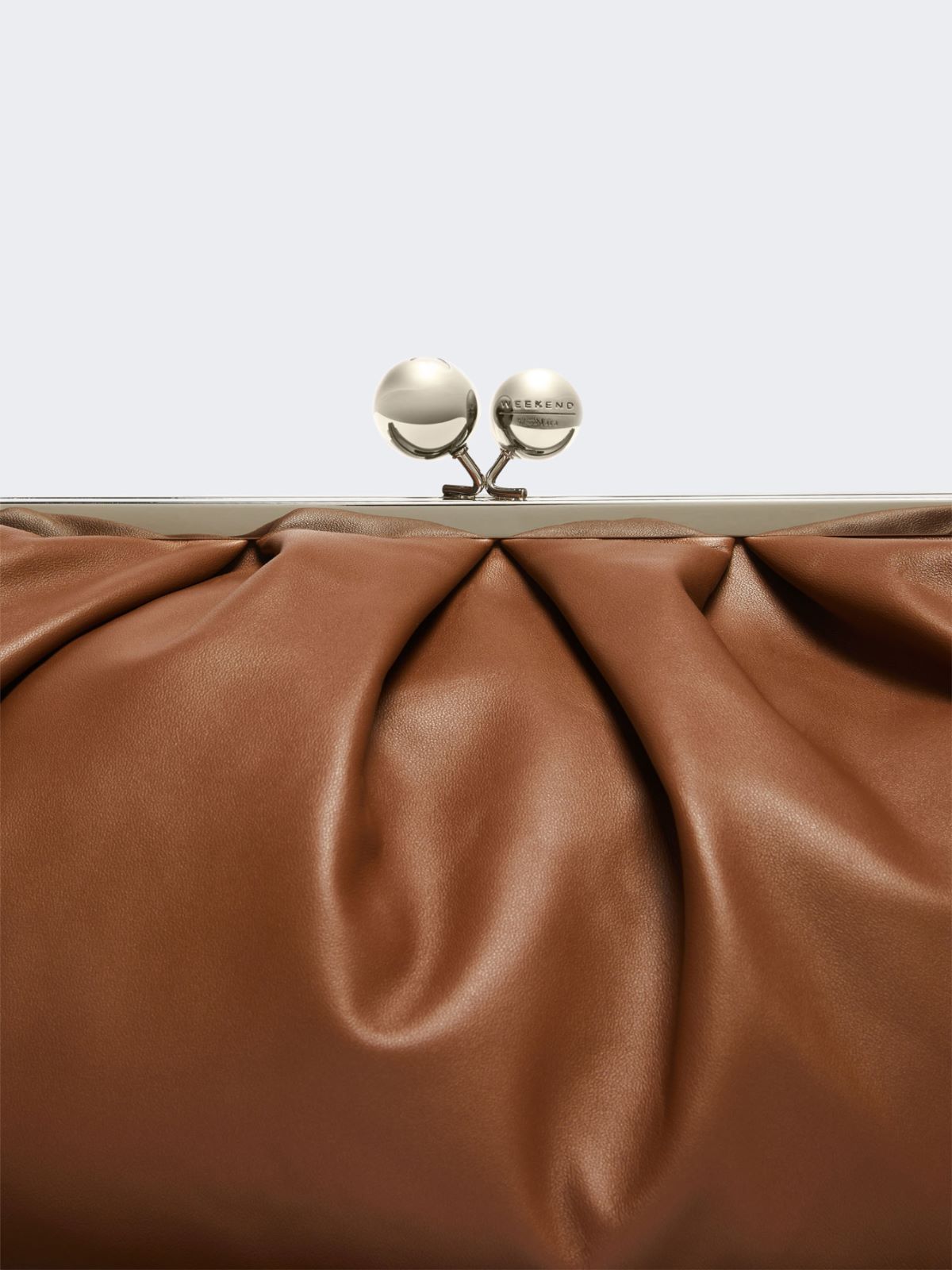 Large sheepskin Pasticcino Bag - TOBACCO - Weekend - 5