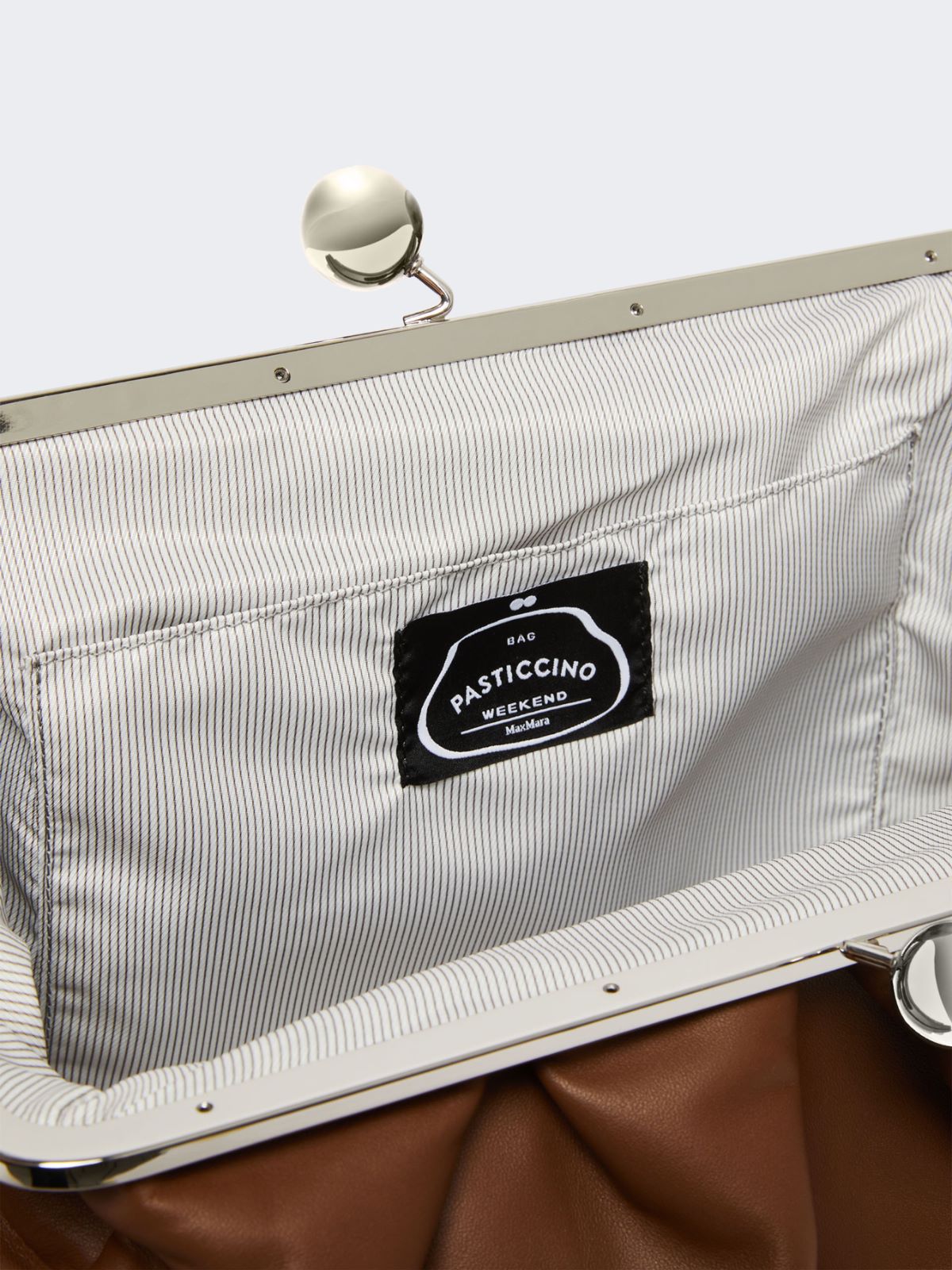 Large sheepskin Pasticcino Bag - TOBACCO - Weekend - 6